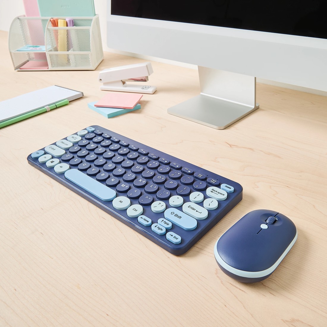 1 Keyboard and Mouse Set - Navy Blue, 1 of 8