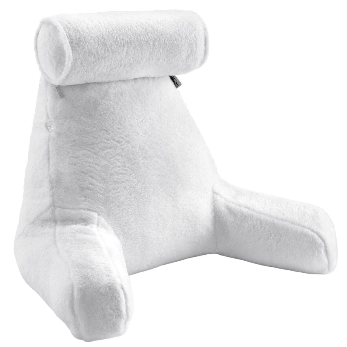 1 Ausway Sit Up Bed Pillow Set Reading Backrest Lounge Neck Support - White, 1 of 4