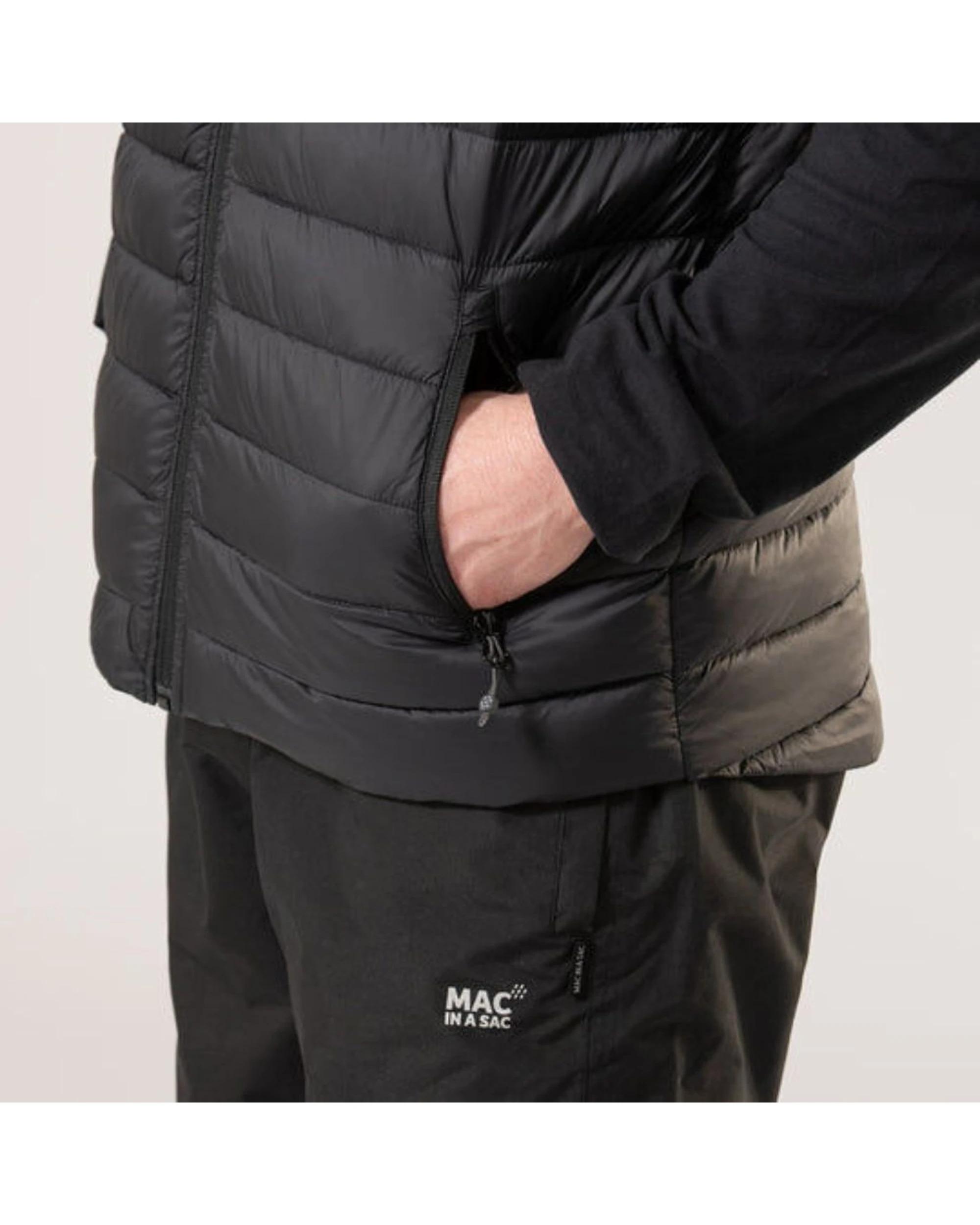 3 Mac In A Sac Synergy Packable Men's Thermolite Vest BLACK, 3 of 6
