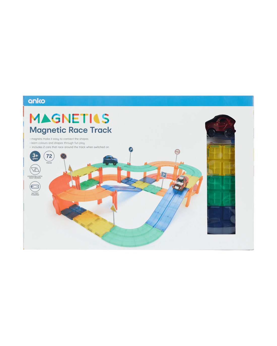 10 72 Piece Magnetic Race Track Set, 10 of 10