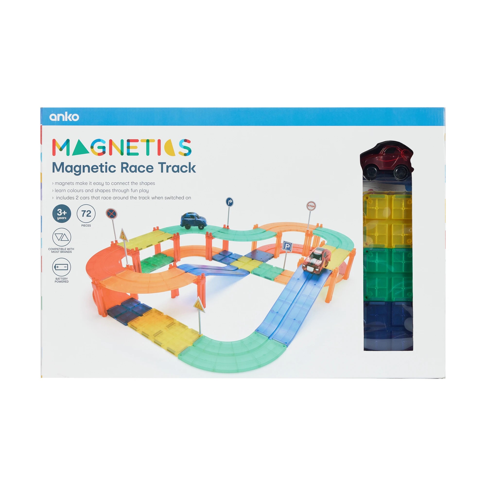 10 72 Piece Magnetic Race Track Set, 10 of 10