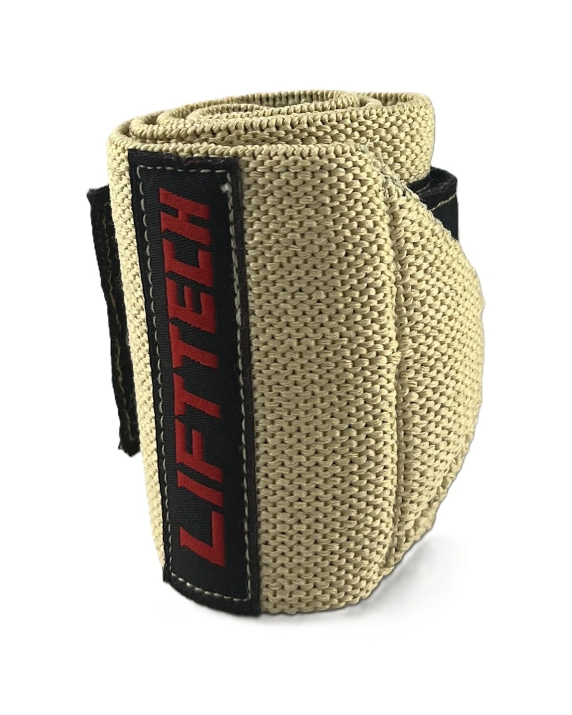 2 Lift-Tech Fitness 2pc Comp Elastic Support Wrist Wrap With Thumb Loop 18 Inch Skin - Beige, 2 of 4