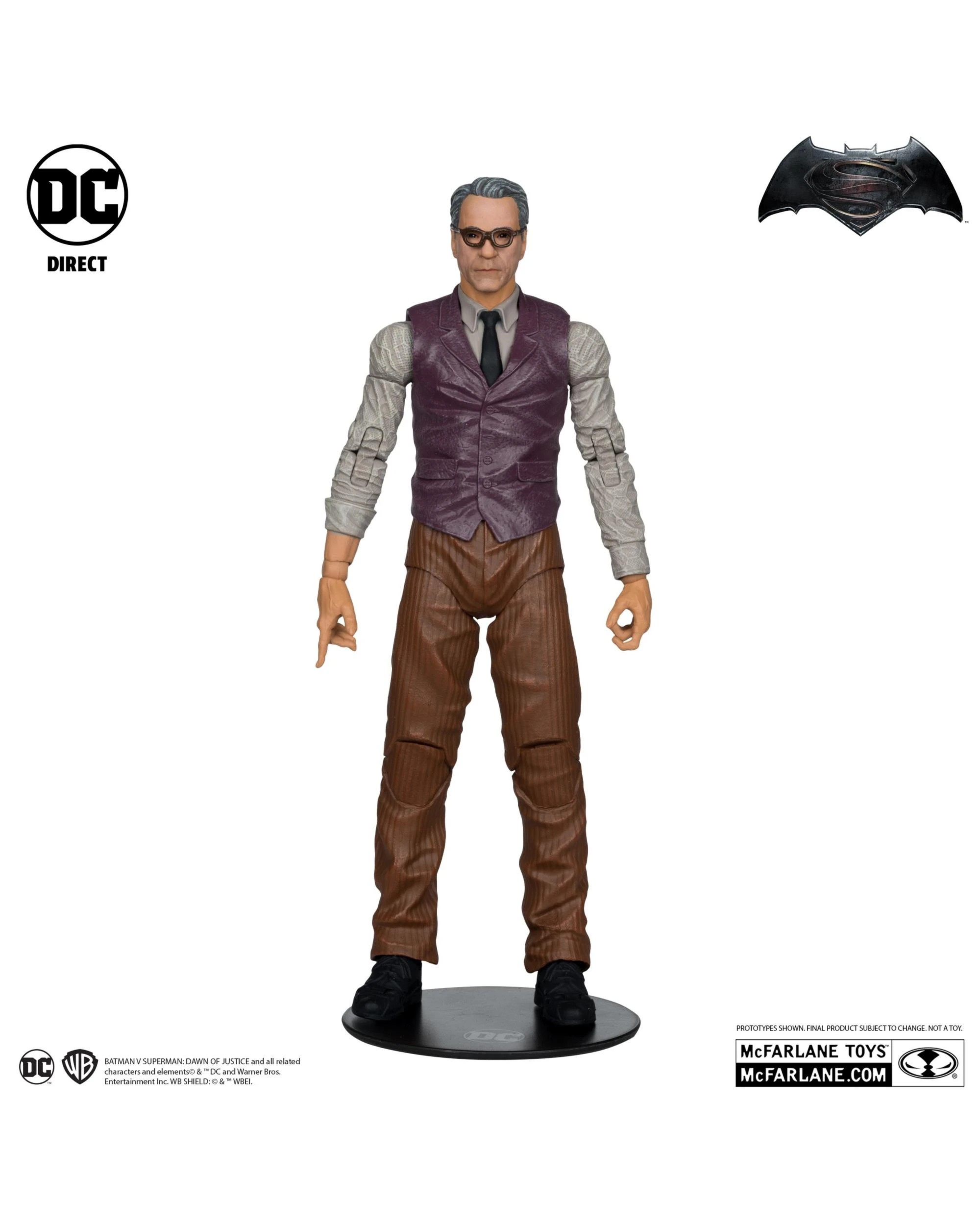 5 DC Multiverse Batman VS Superman Dawn of Justice Alfred Pennyworth 7 inch Figure, 5 of 9