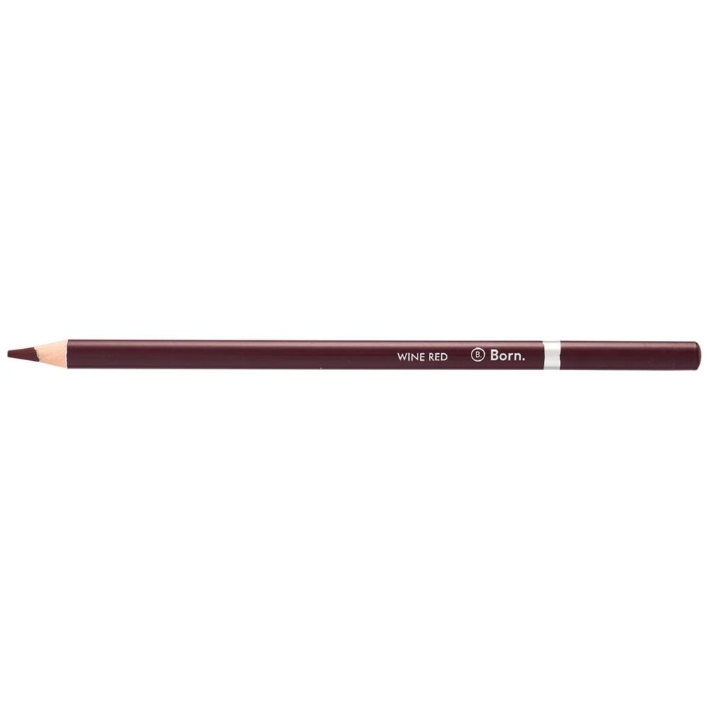 1 Born Premium Colour Pencil Wine Red, 1 of 3