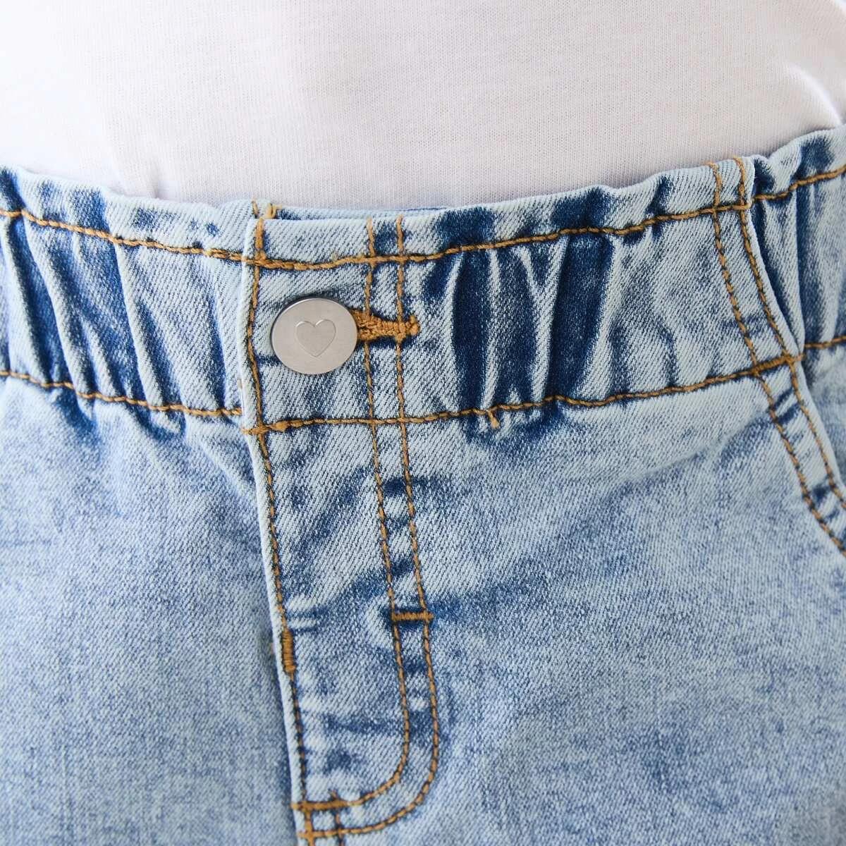 4 Denim Shorts LIGHT WASH, 4 of 6
