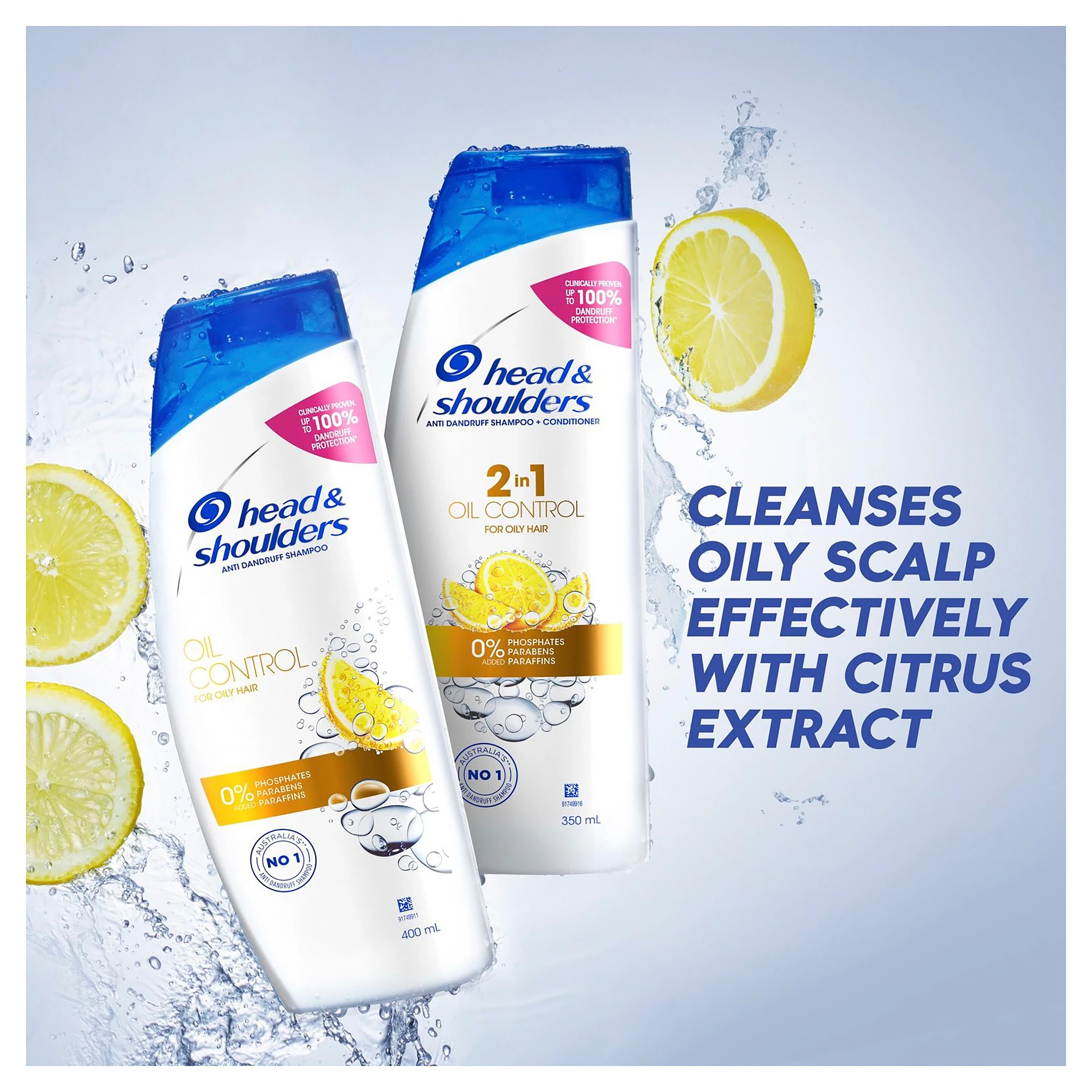 6 Head & Shoulders 2-in-1 Oil Control Shampoo and Conditioner, 6 of 7