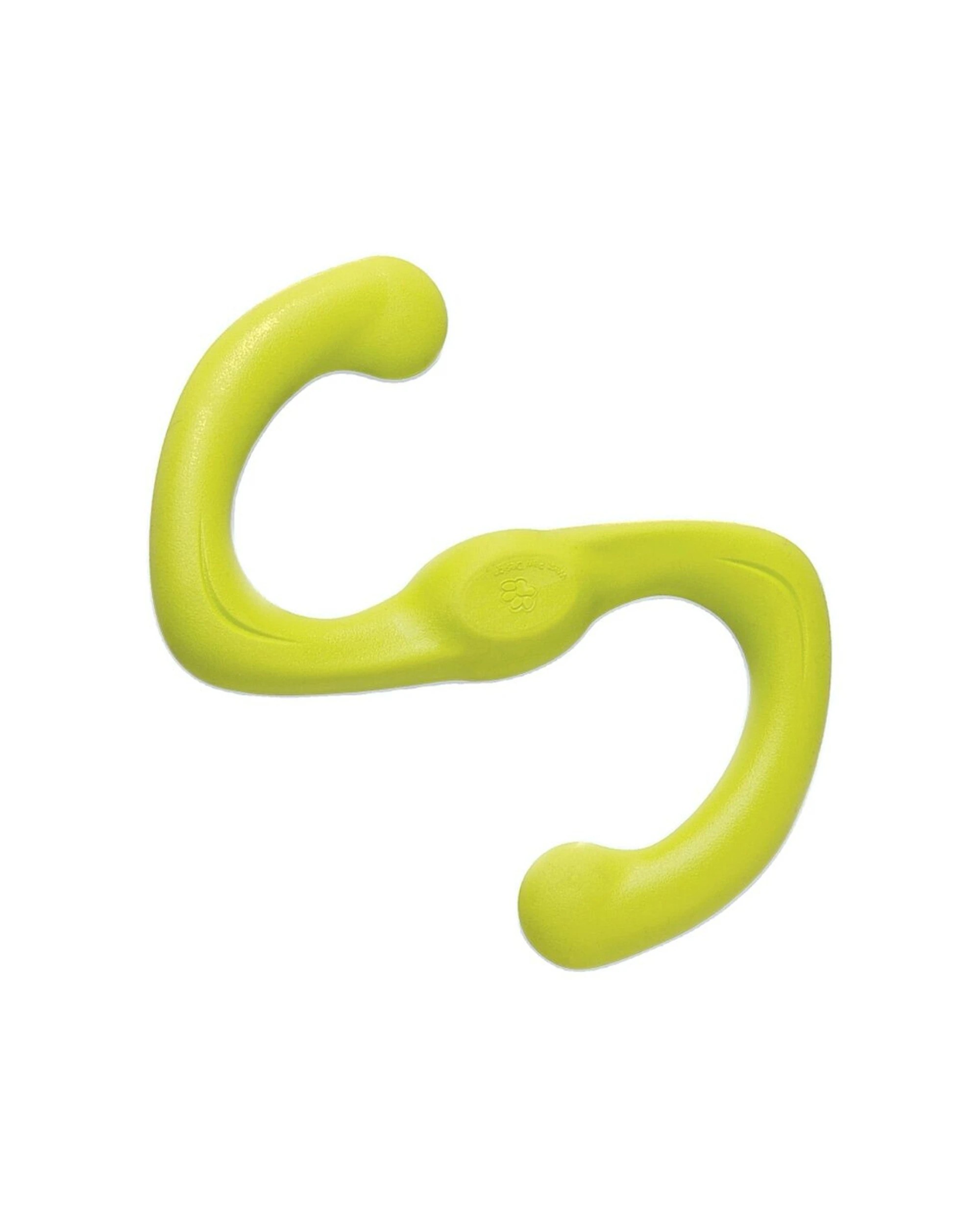 1 West Paw Bumi Soft Chew Dog Toy Small Stretchable Non Toxic Zogoflex Durable - Green, 1 of 2