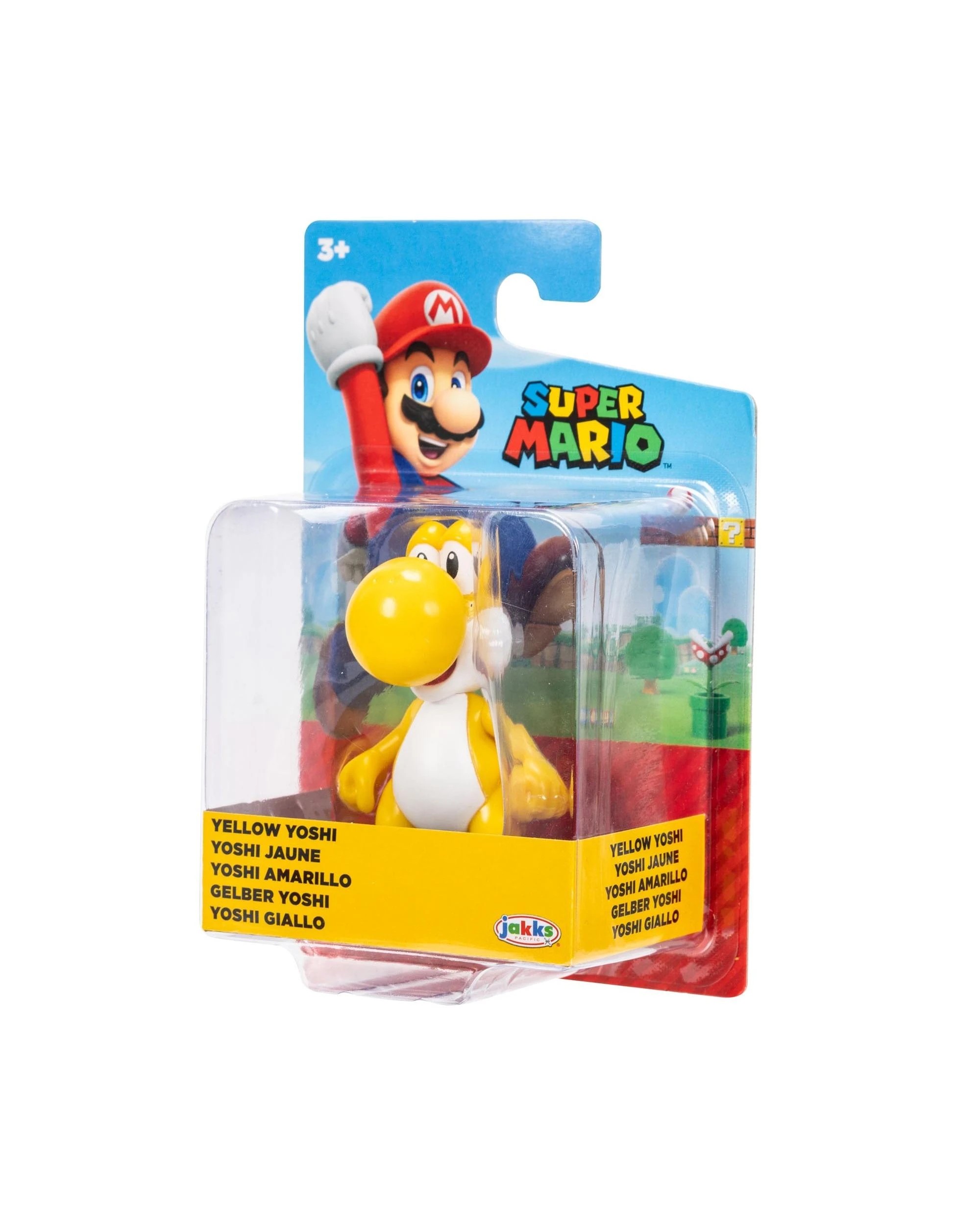 2 Super Mario 2.5 inch Yellow Yoshi Figure, 2 of 8
