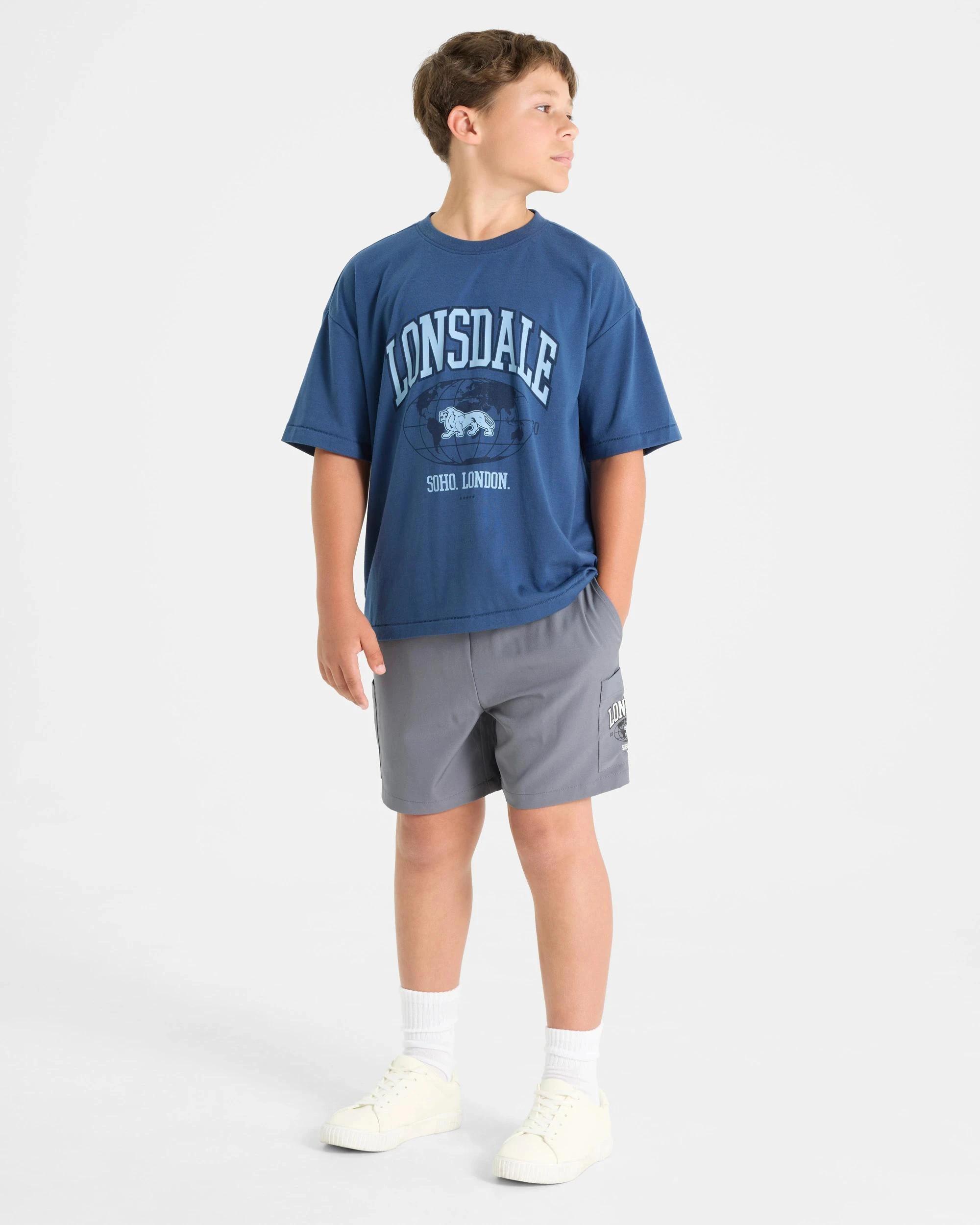 2 Lonsdale London Cargo Shorts SLATE GREY, 2 of 5