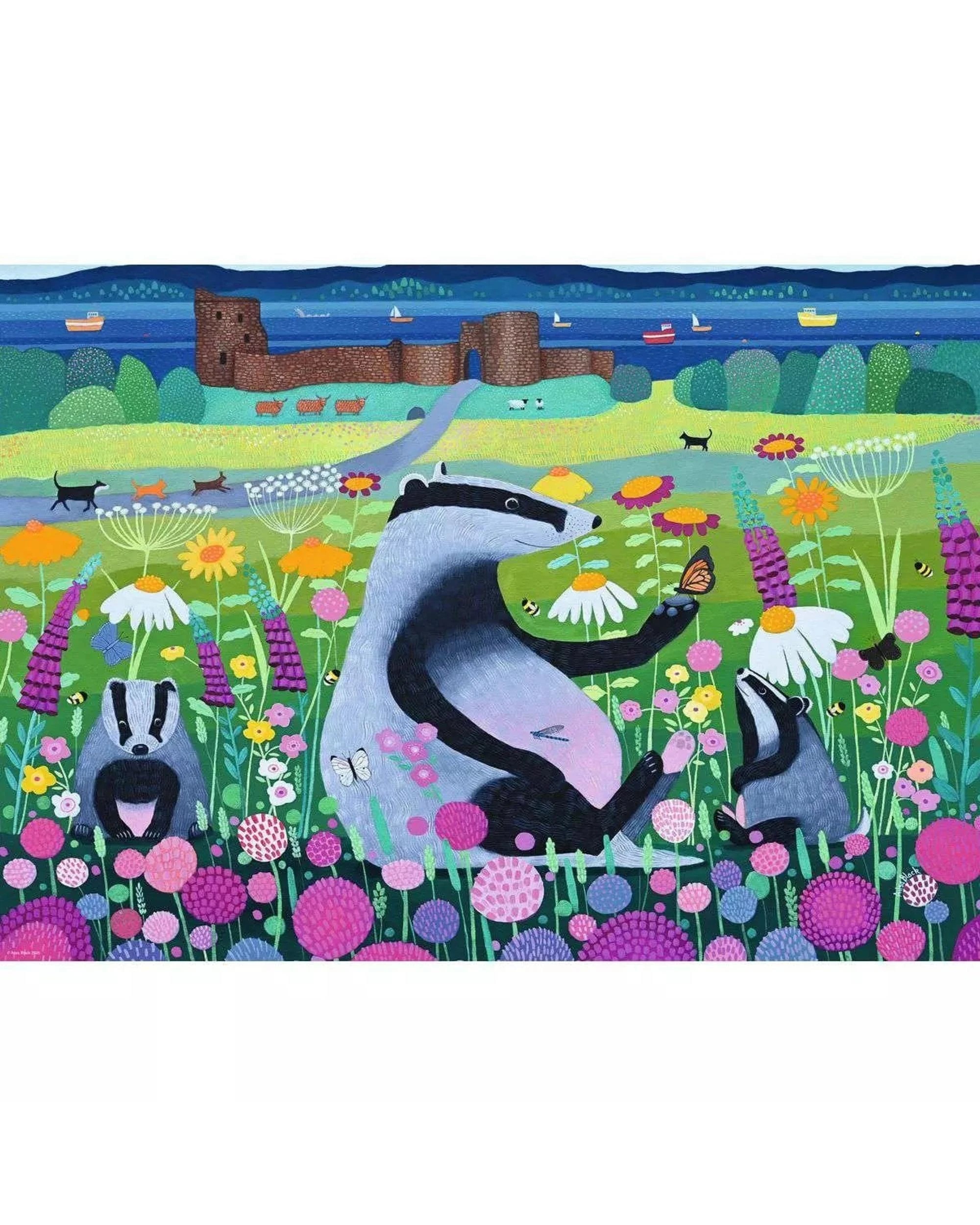 2 Ravensburger Meadow Mischief 1000 Piece Jigsaw Puzzle, 2 of 3