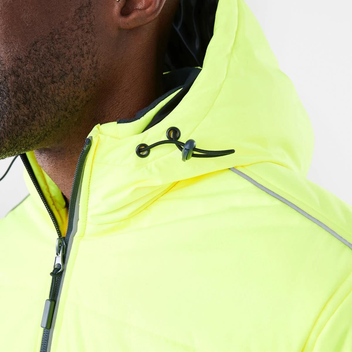 6 Hi-Visibility Puffer Jacket Yellow, 6 of 8