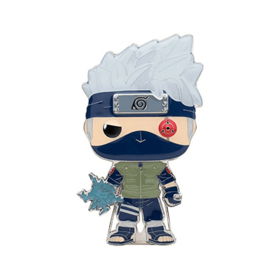 1 POP Kakashi Lightning Blade Pin 10cm Enamel Naruto Collectible Window Box - Multi, 1 of 3