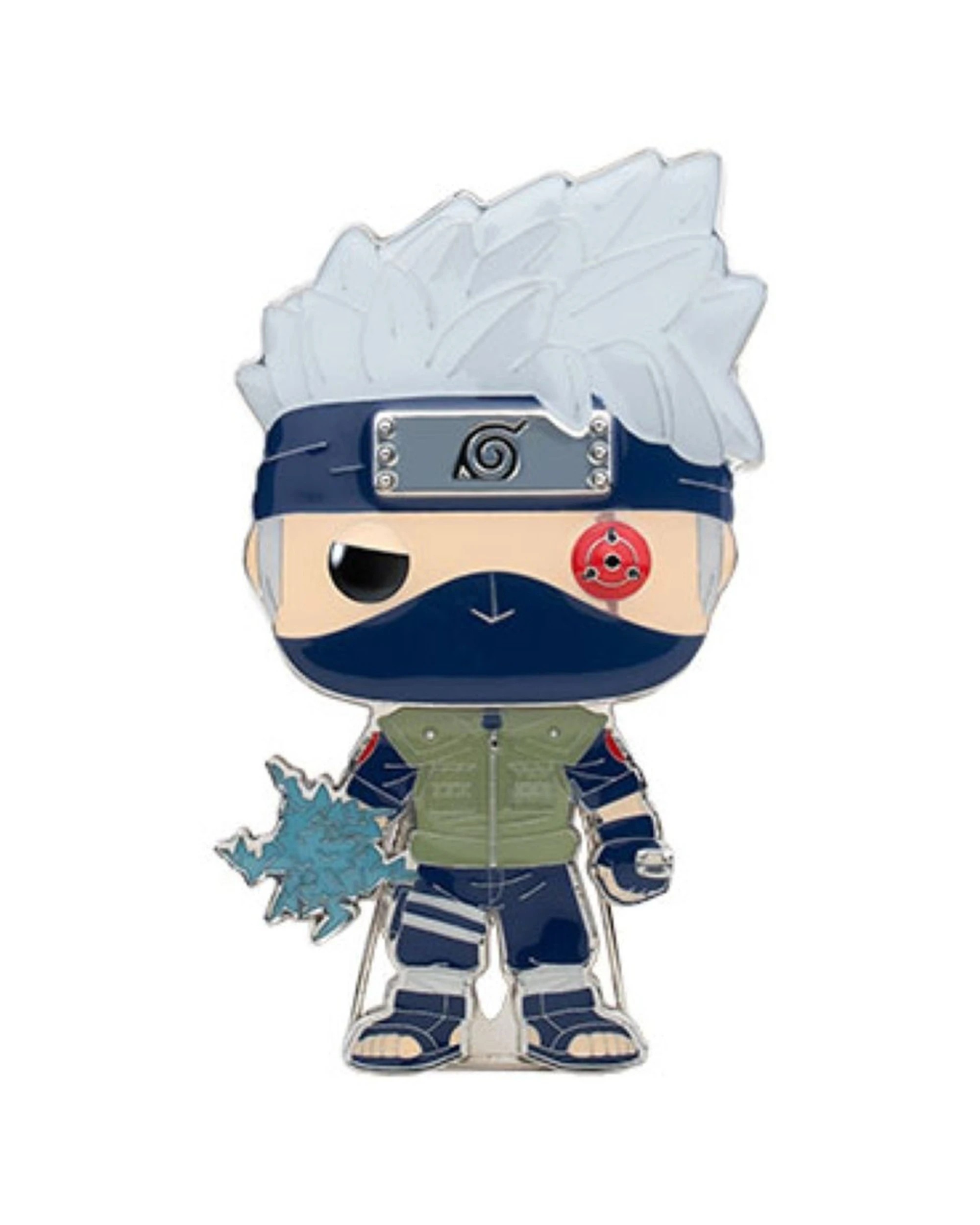 1 POP Kakashi Lightning Blade Pin 10cm Enamel Naruto Collectible Window Box - Multi, 1 of 3