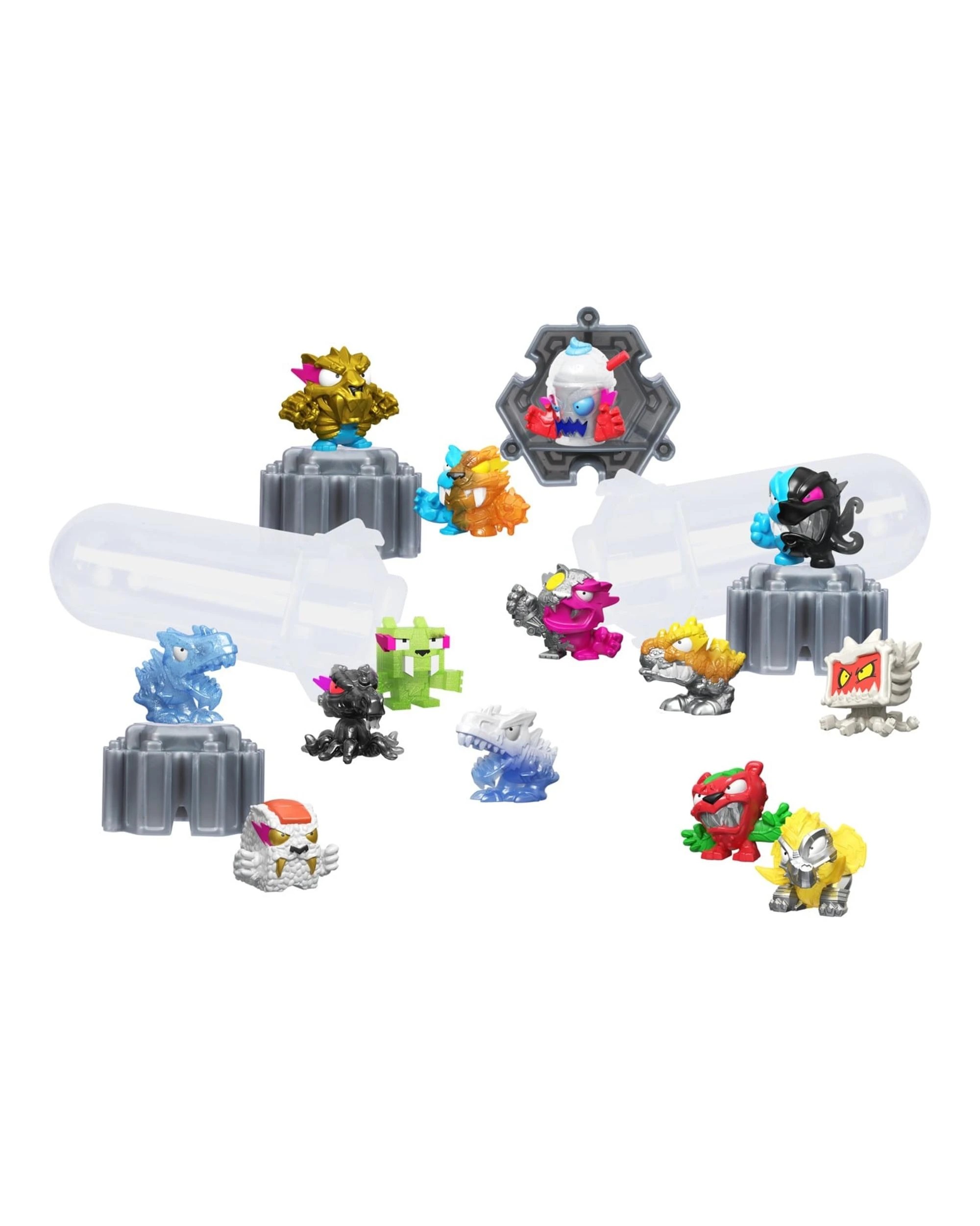 2 Mr Beast Lab Swarms Hyper Fusion Series Mega Lab 14 Figure Pack - Megawatt Mammoth, 2 of 7