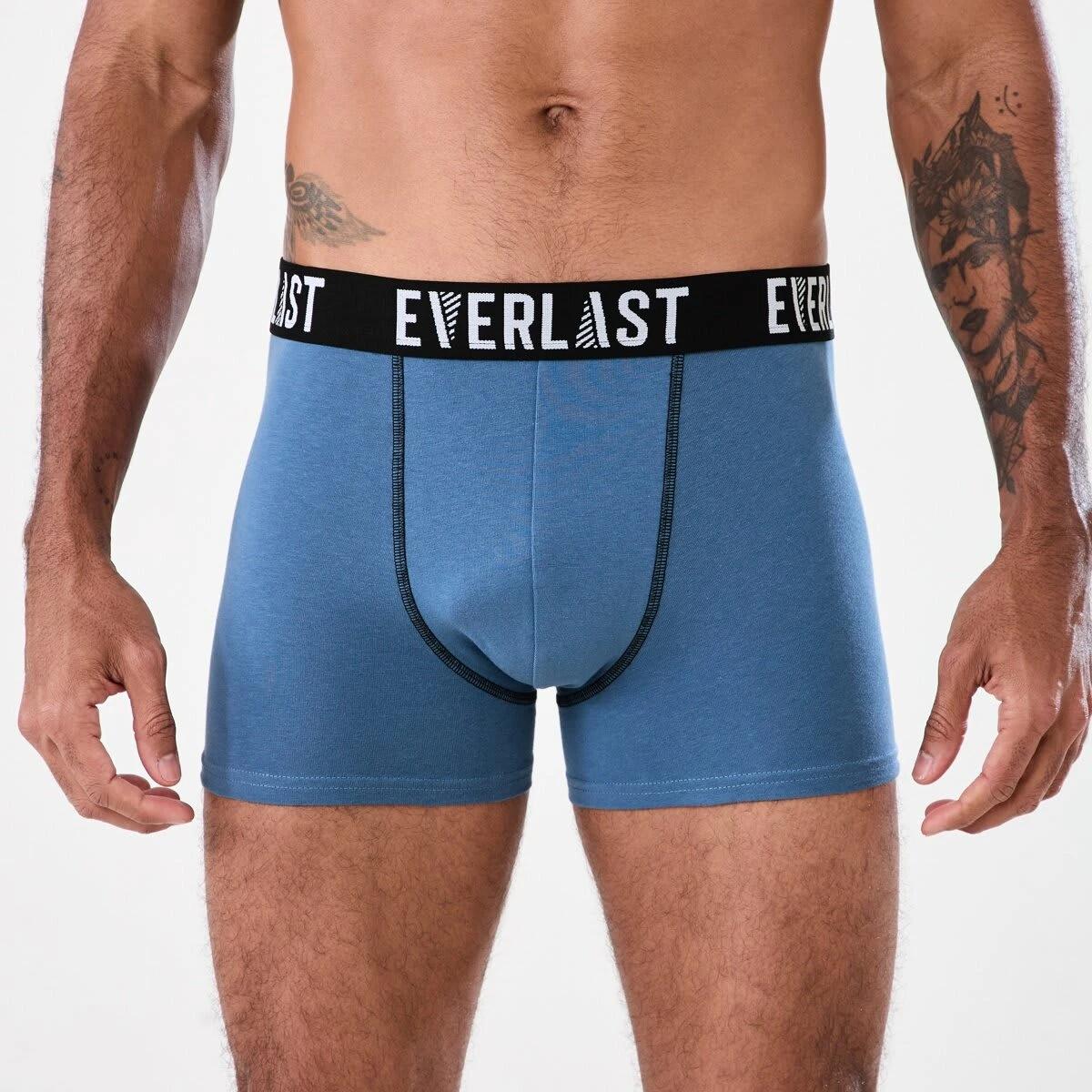 4 3 Pack Everlast Mens Workwear Trunks BLUE CAMO, 4 of 7