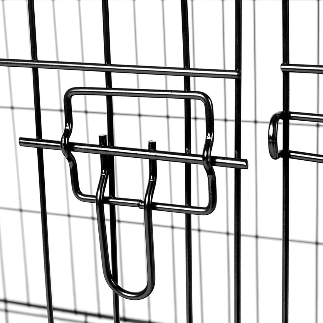 5 i.Pet 24" Dog Cage Crate Kennel 3 Doors - Black, 5 of 5