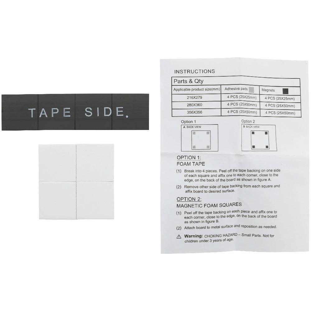 7 Otto Magnetic Whiteboard 21.5x27.9mm Gold Frame, 7 of 8
