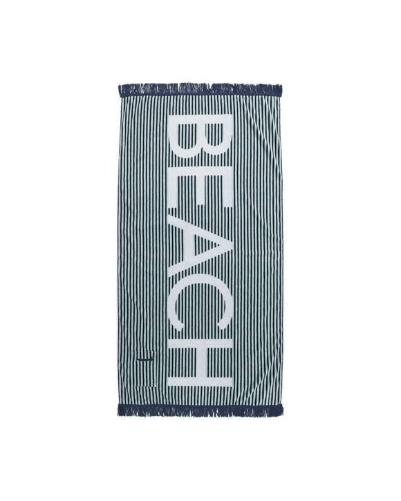 Large Cotton Beach Towel - Blue
