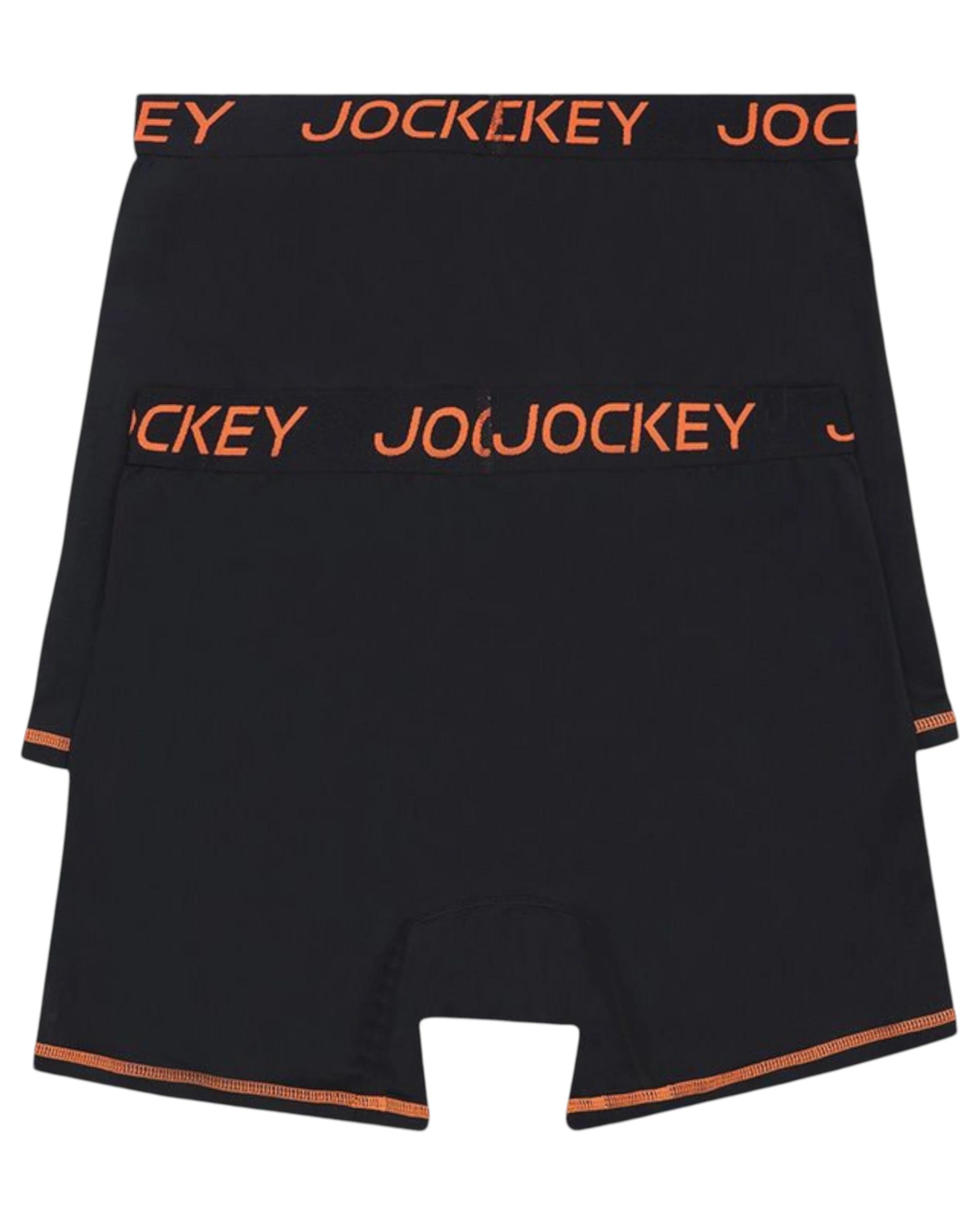3 Jockey 6 Pack Mens Performance Active Midway Micro Trunks Underwear BLACK, 3 of 5