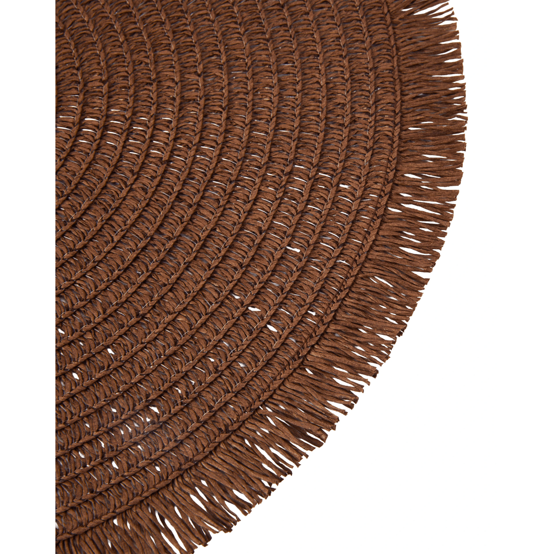 2 Mocha Fringed Placemat, 2 of 3