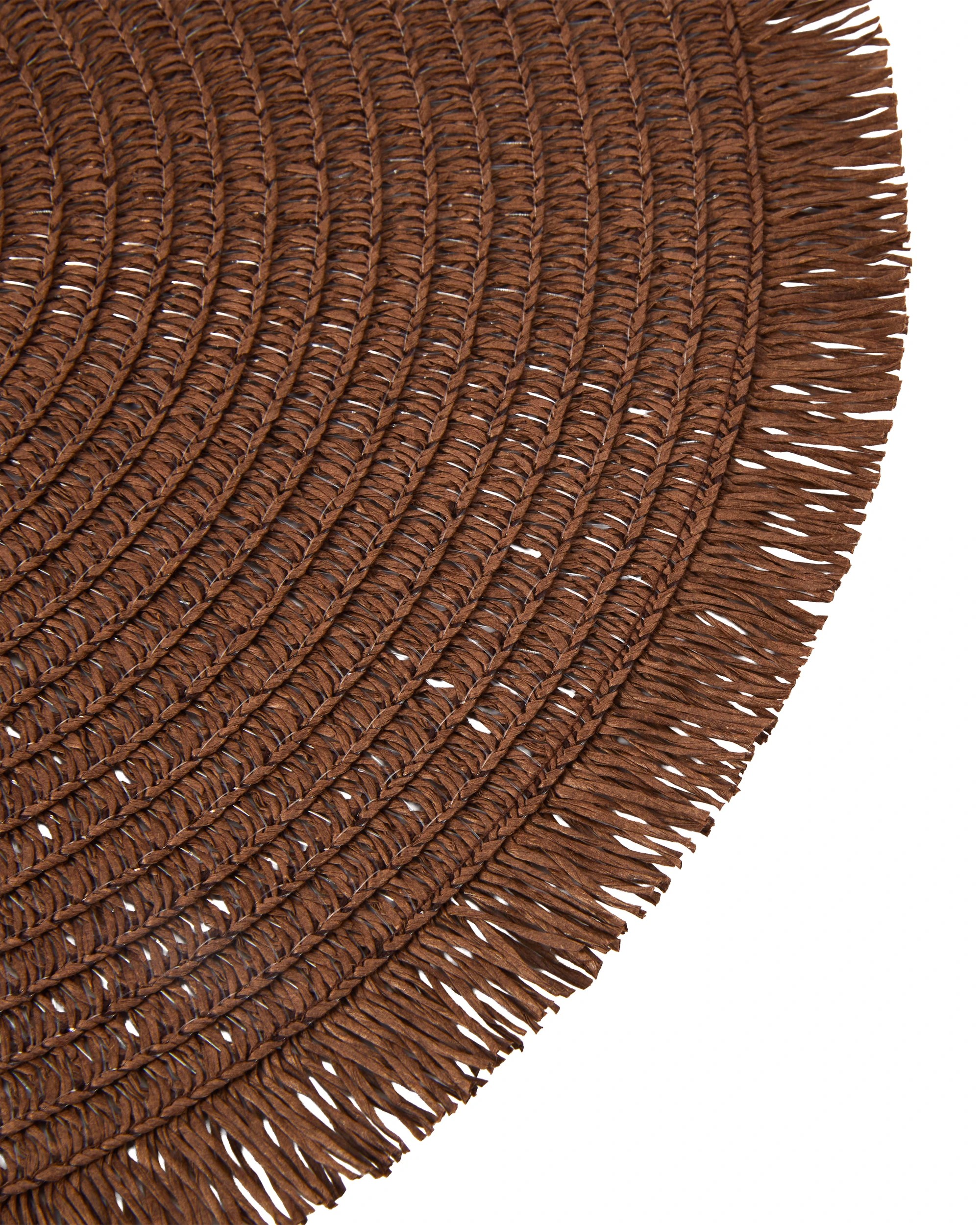 2 Mocha Fringed Placemat, 2 of 3