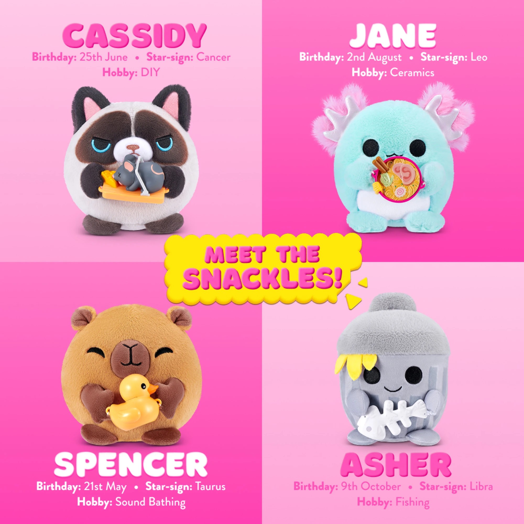 3 ZURU 12cm Snackles Core Series 2 Plush Capsule - Assorted, 3 of 10