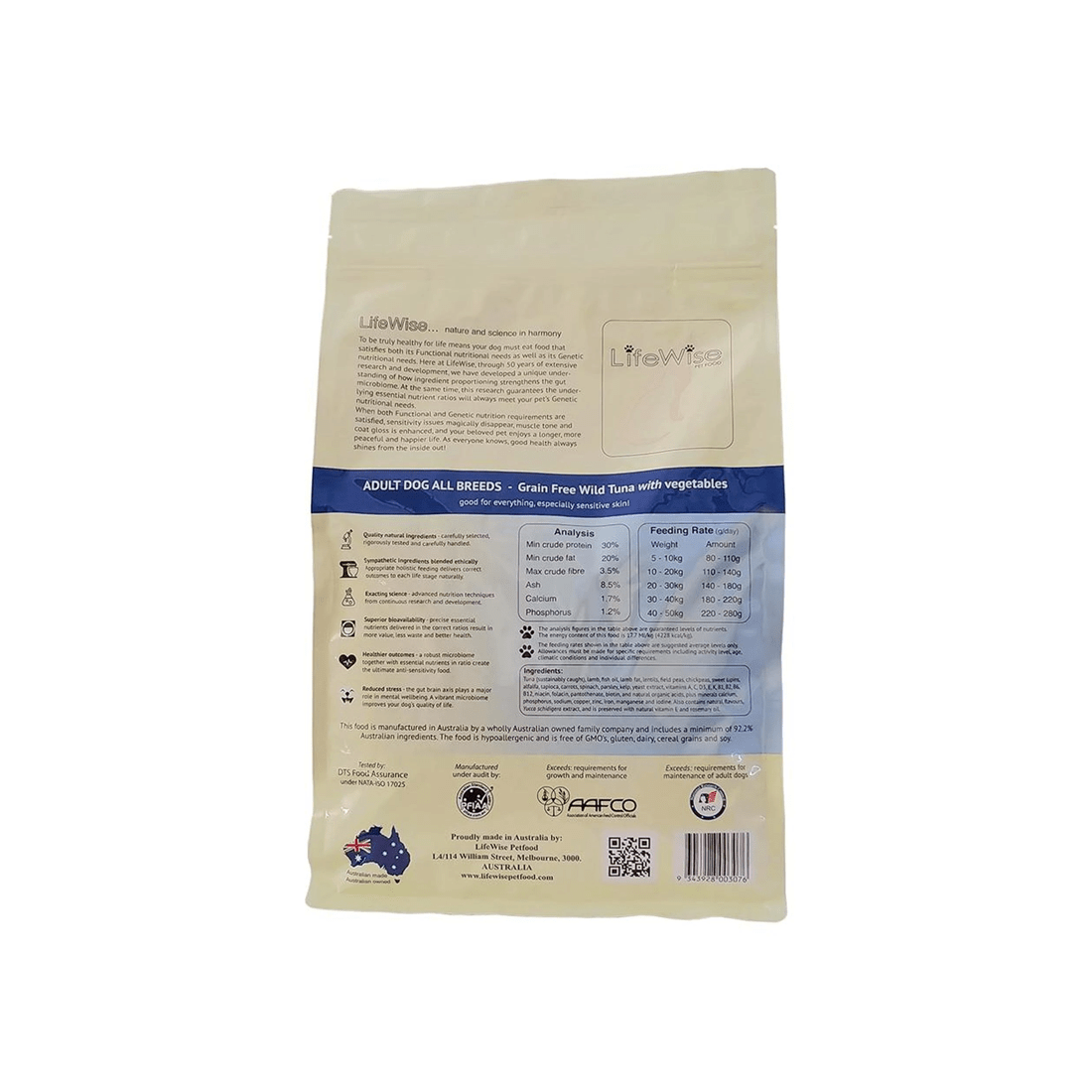 2 Lifewise Wild Tuna With Lamb And Mixed Vegetable Grain Free 2.5kg, 2 of 2