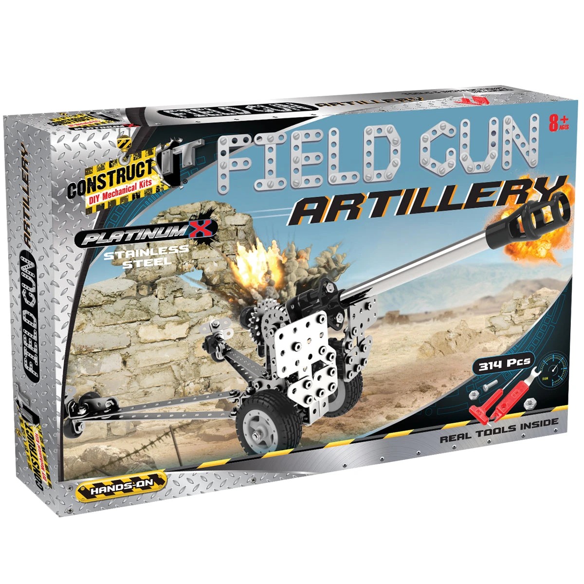 1 Construct-It Field Gun Artillery, 1 of 5