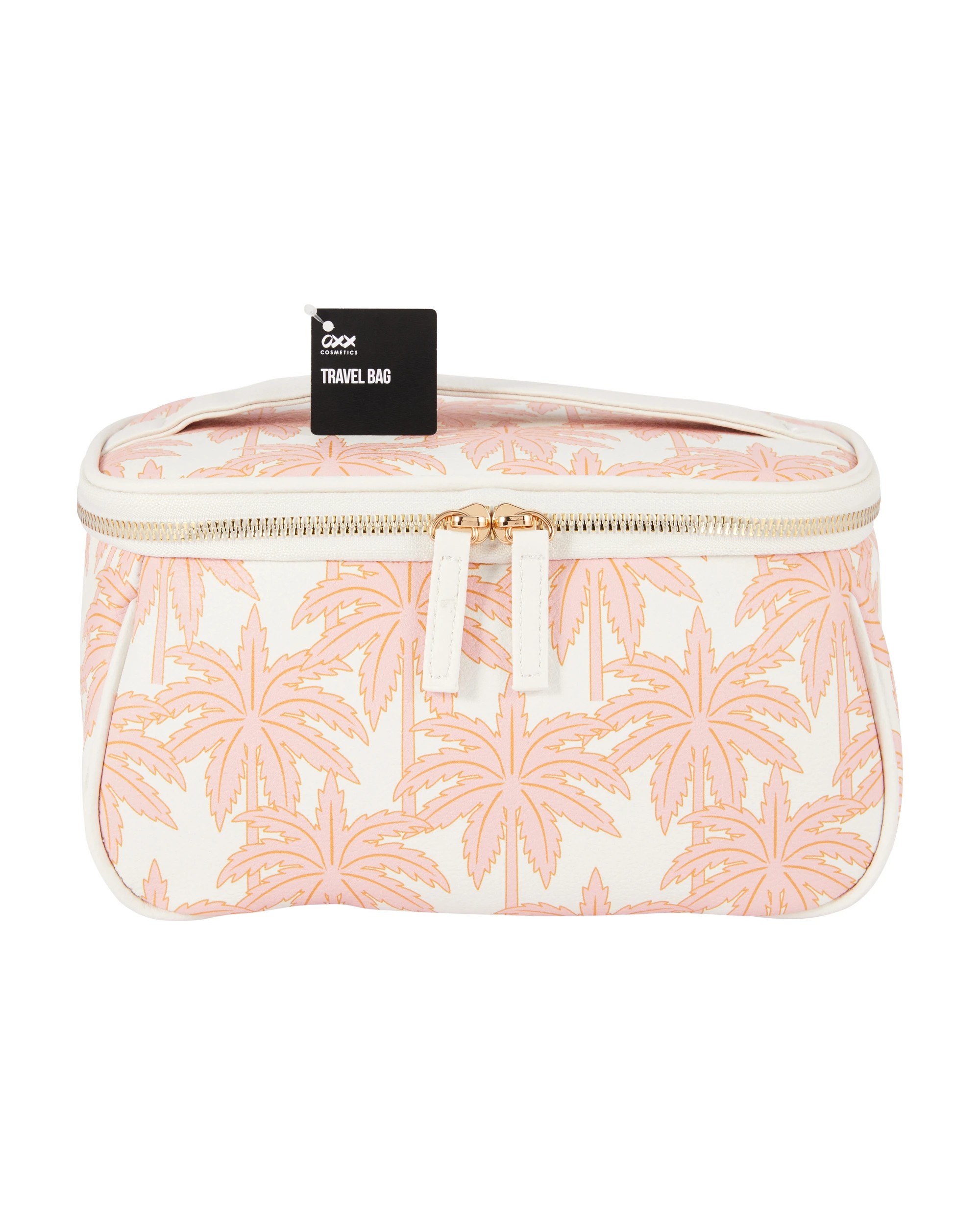 6 OXX Cosmetics Travel Bag - Pink Palm, 6 of 6