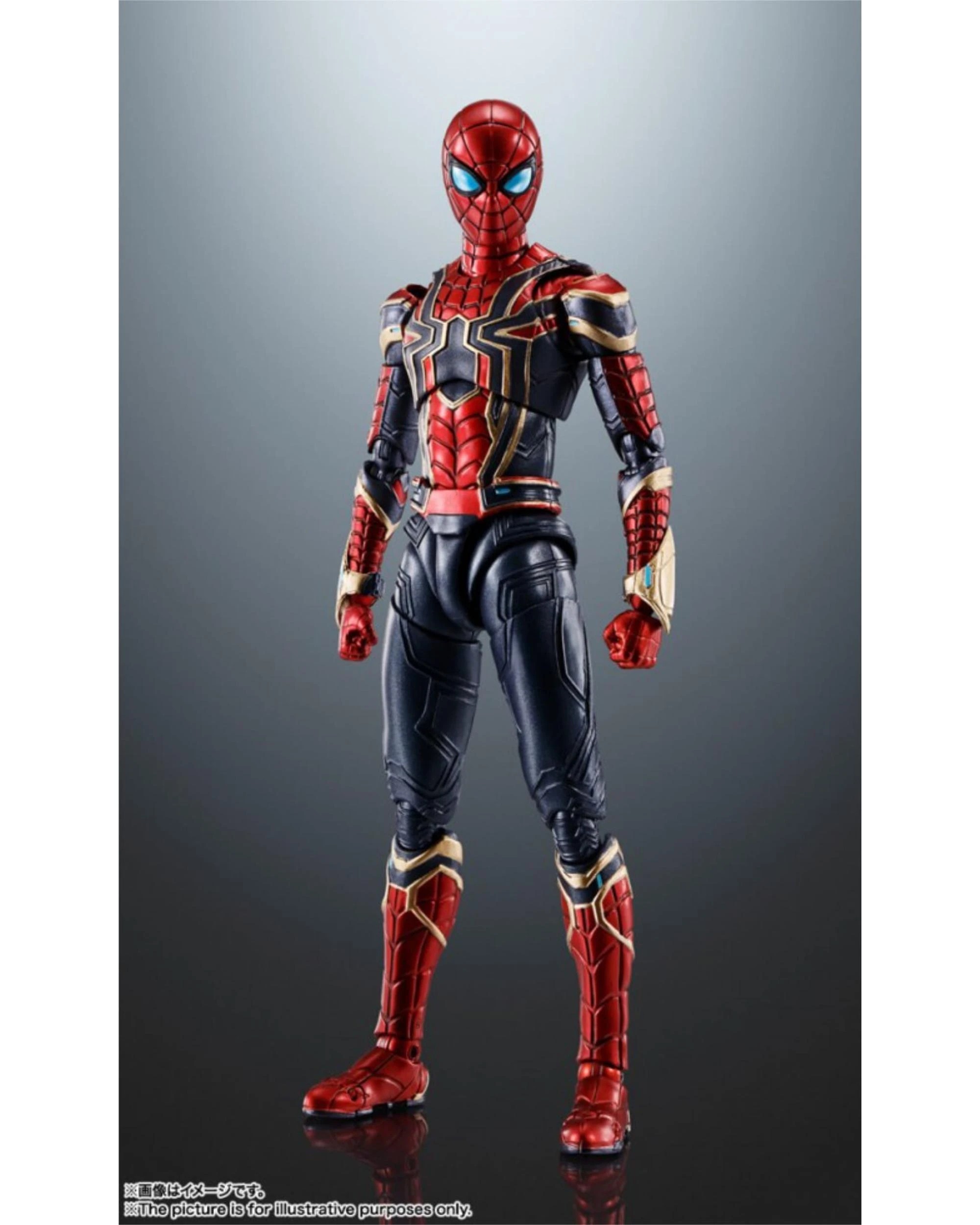 3 Tamashii Nations S.H.Figuarts Spider-Man No Way Home Iron Spider Figure, 3 of 4