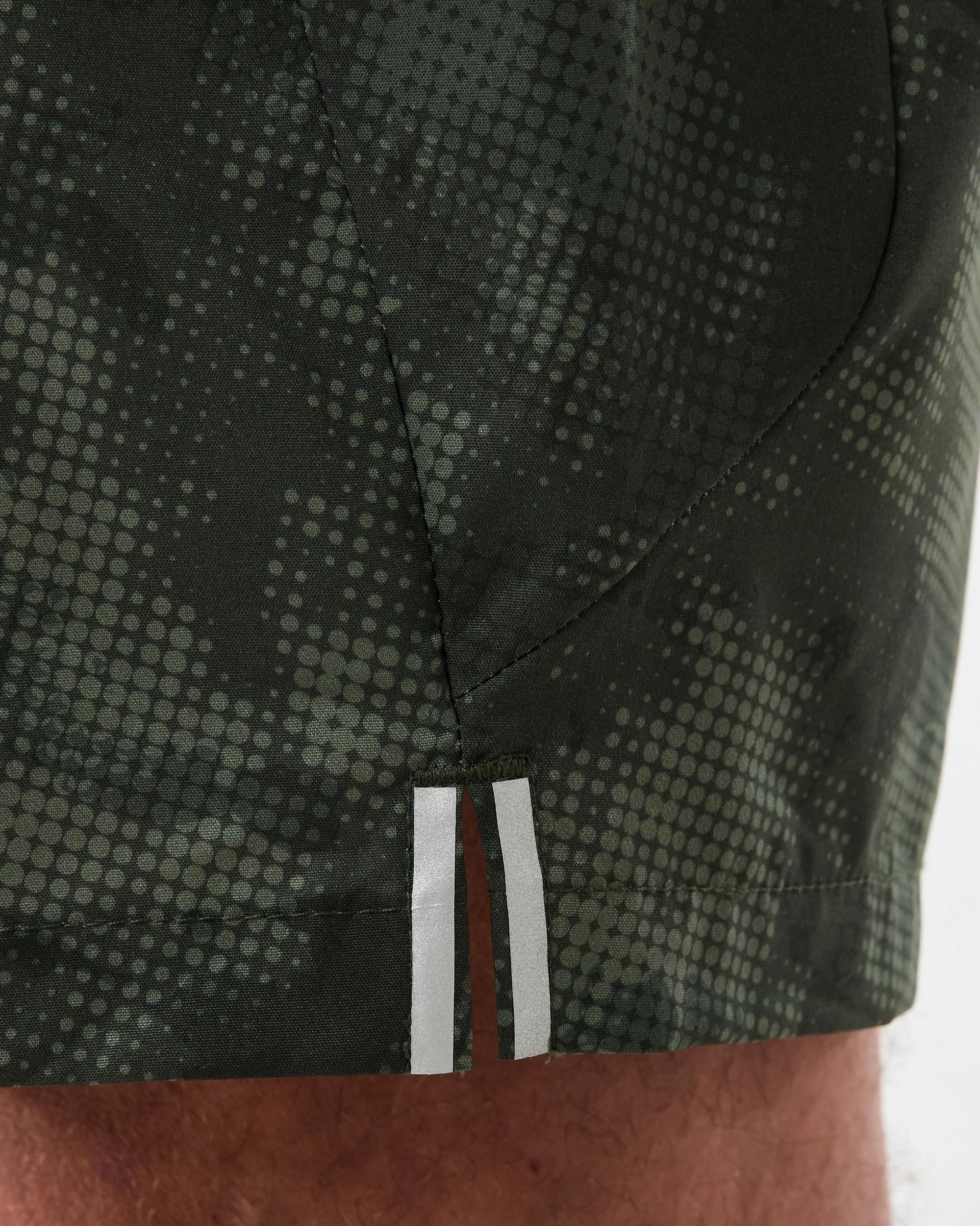 6 Active Mens Movement Print Shorts Dcamo Grn, 6 of 7
