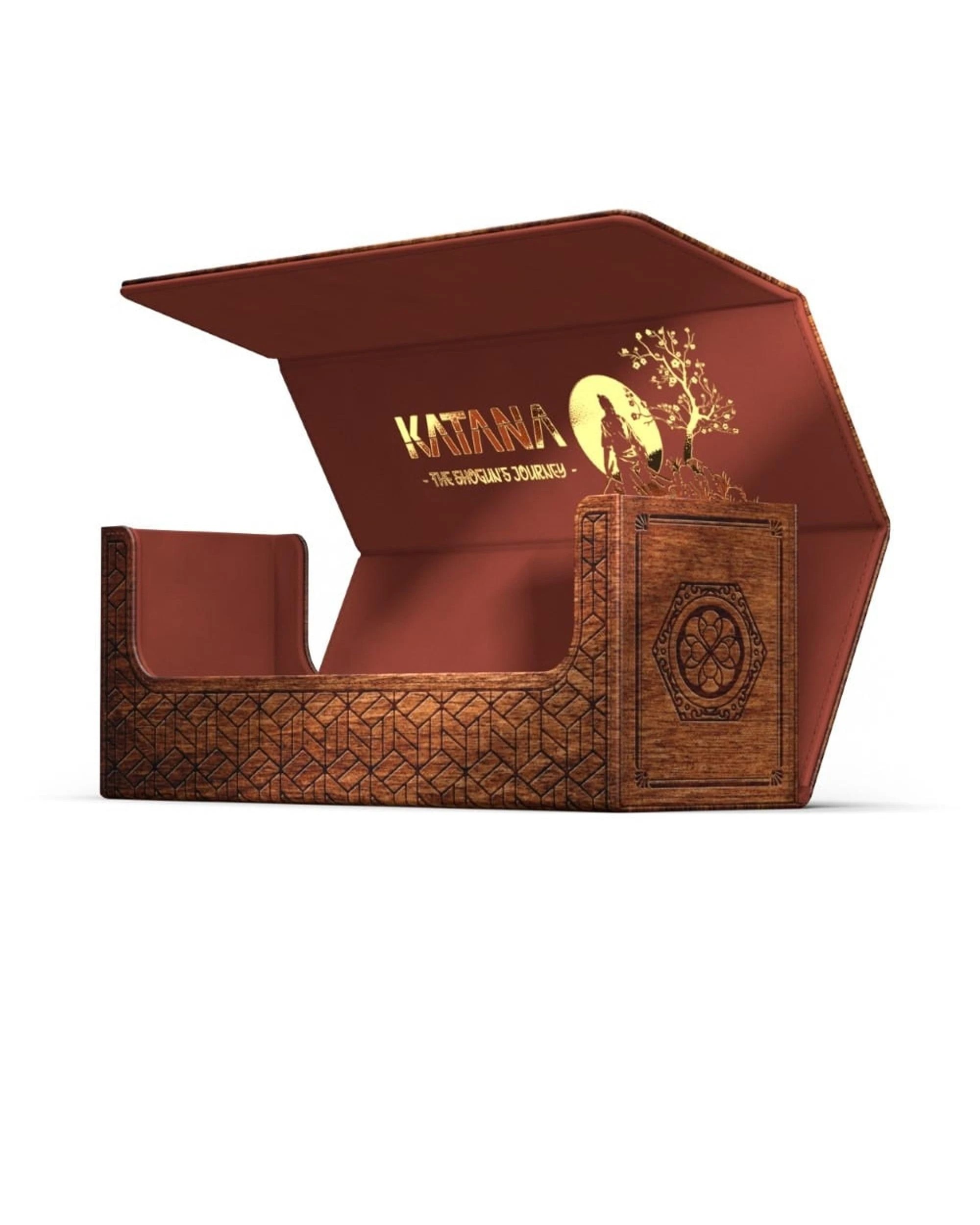 1 Ultimate Guard Arkhive 400+ XenoSkin Katana: The Shogun's Journey Deck Case - Brown, 1 of 6