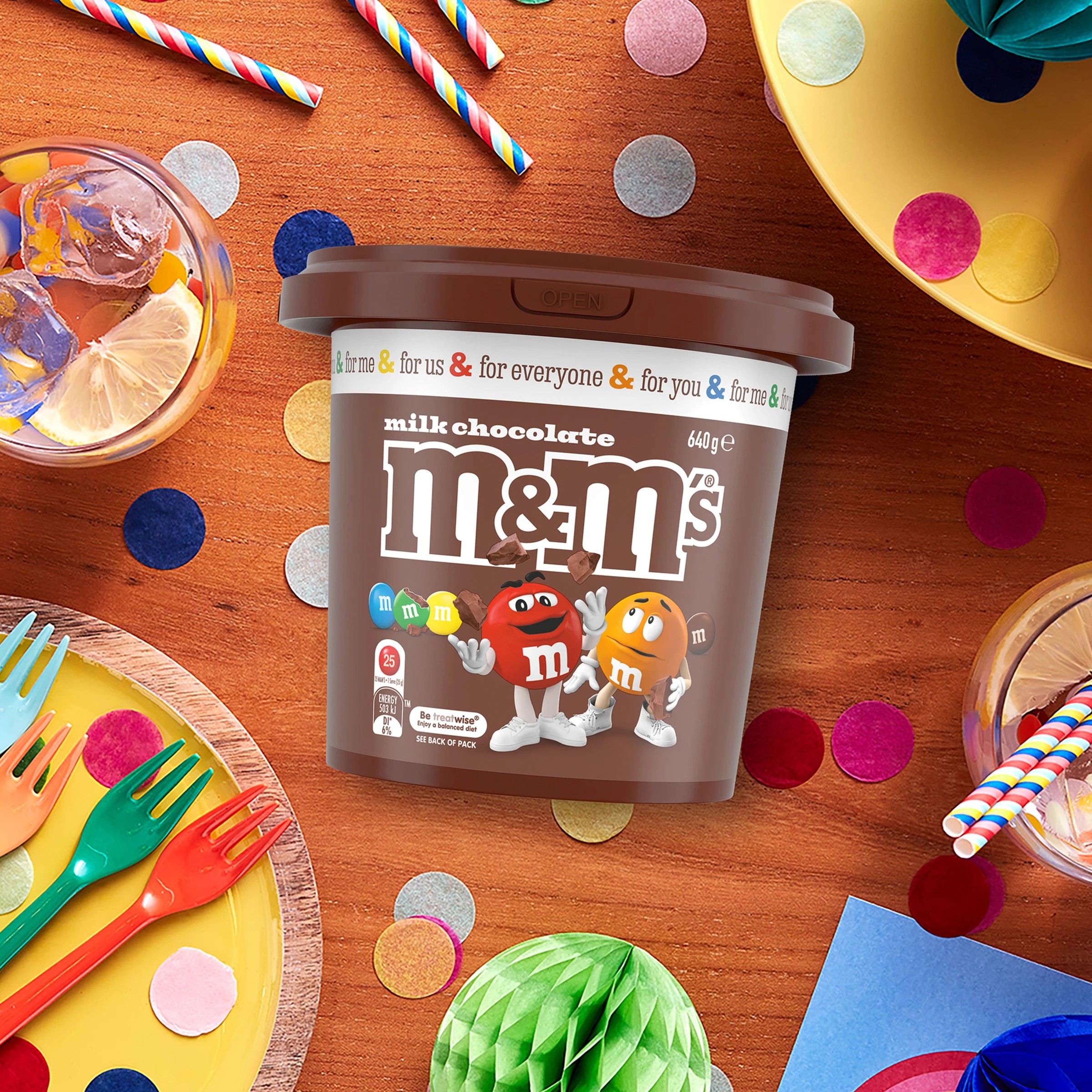 3 M&M's Party Bucket 640g, 3 of 6