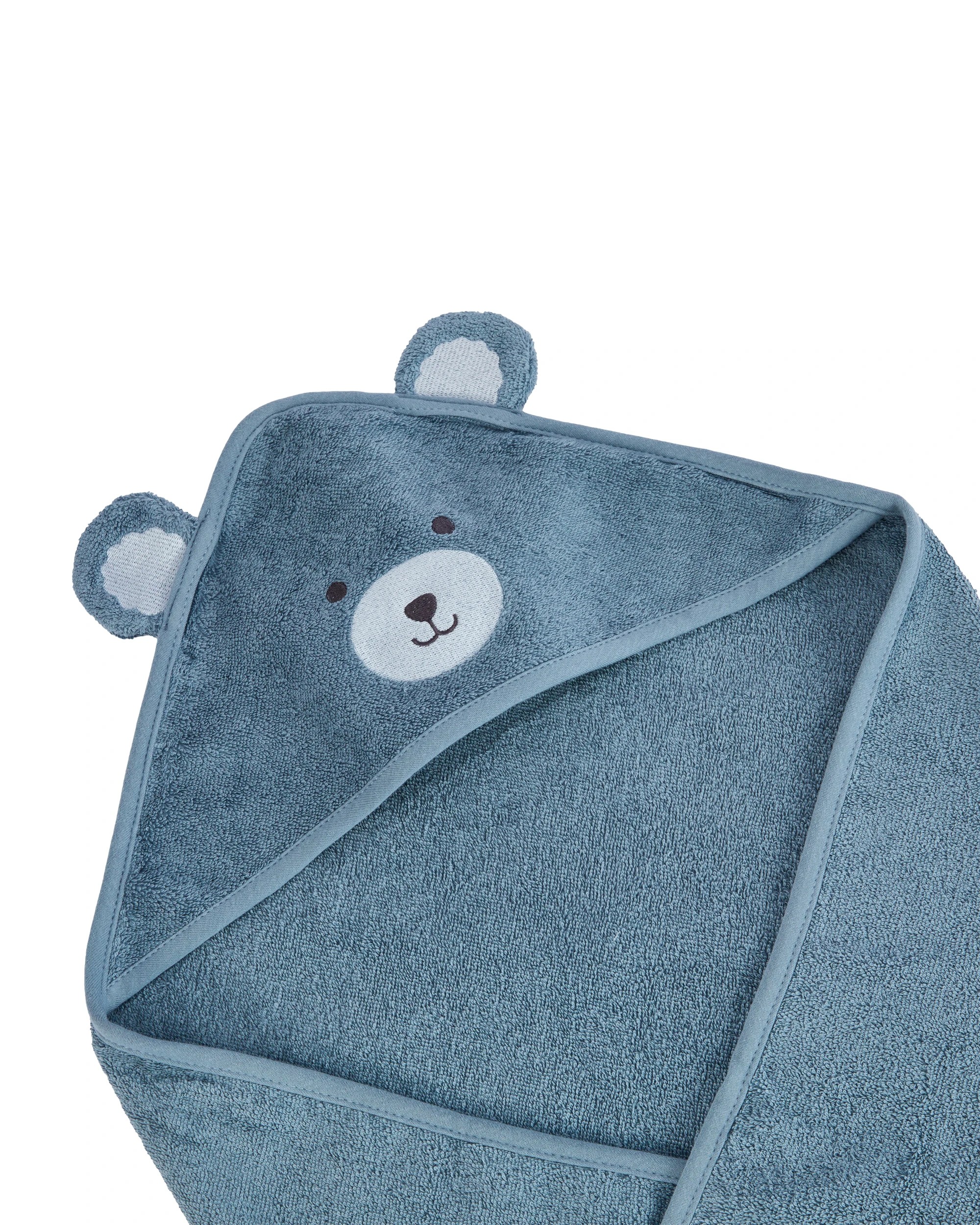 2 Cotton Hooded Towel - Bear, 2 of 5