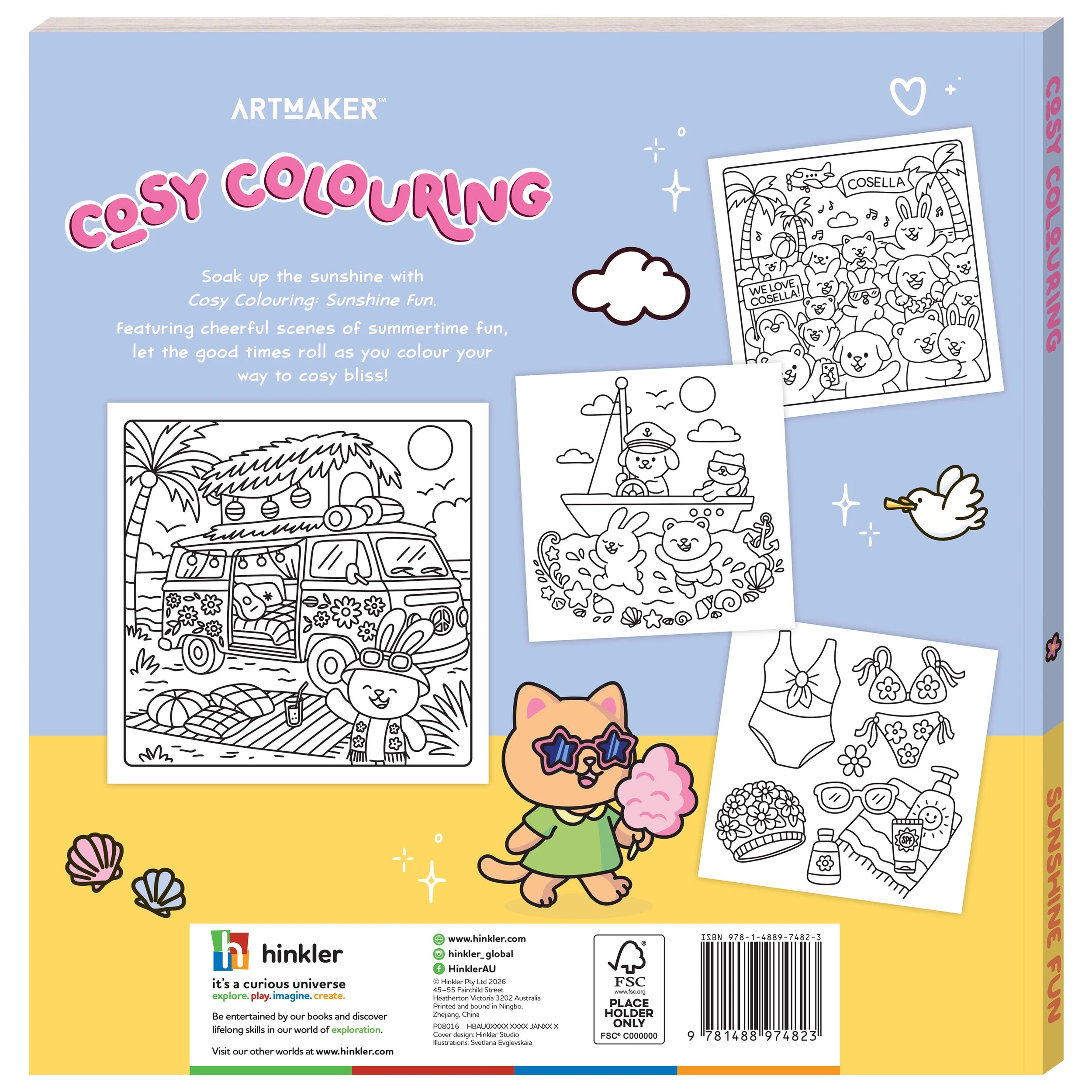 2 Cosy Colouring: Sunshine Fun - Book, 2 of 4
