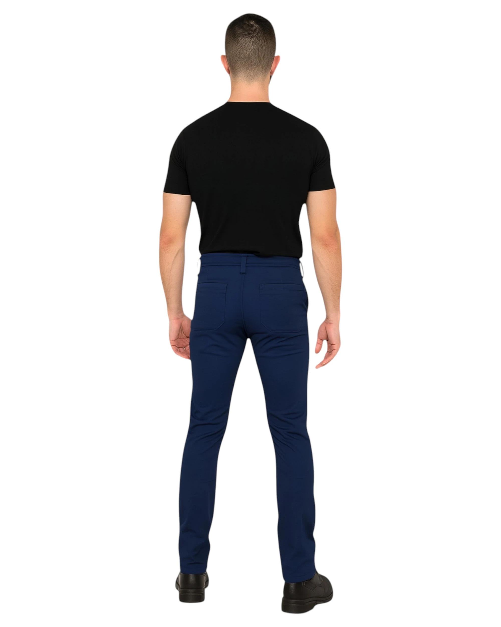 3 Hard Yakka Mens 3056 Stretch Canvas Cargo Pants Navy NAVY, 3 of 6