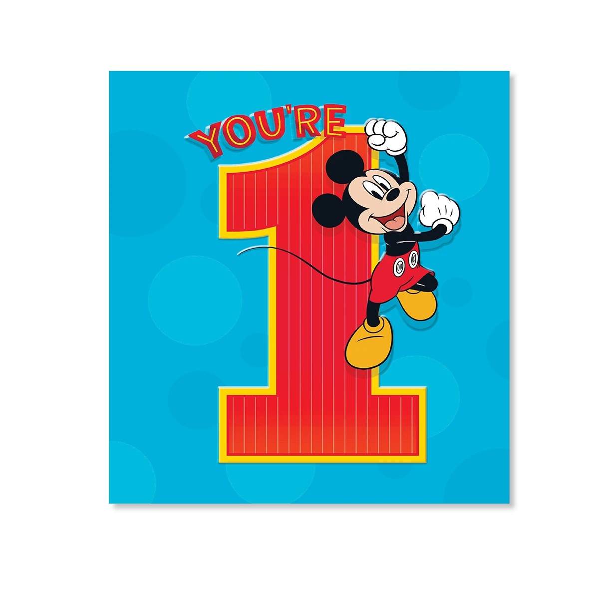 3 Hallmark 1st Birthday Card - Mickey Mouse, 3 of 3