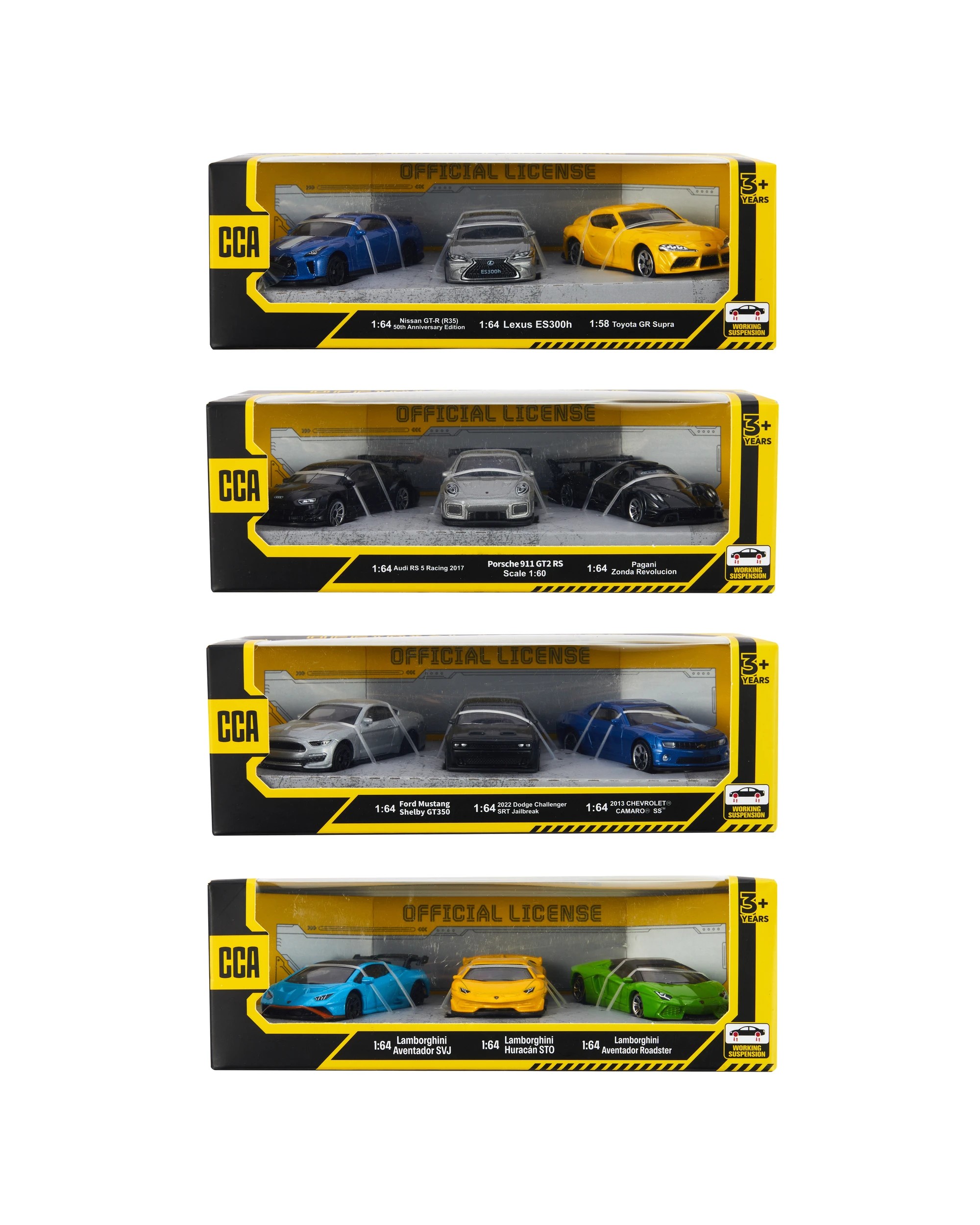 Official License CCA Cars - Assorted - Kmart