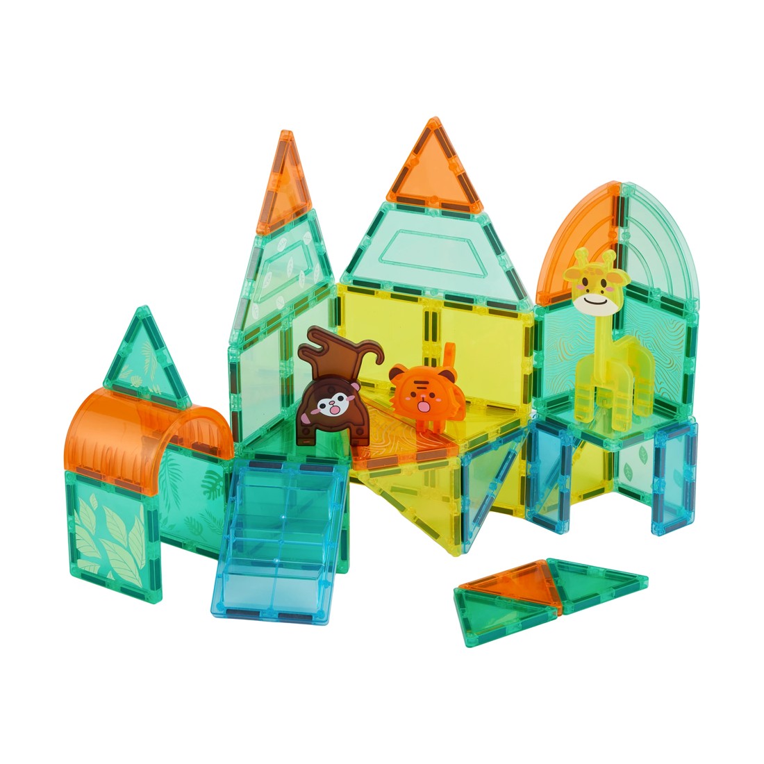 3 48 Piece Magnetic Safari Playset, 3 of 10