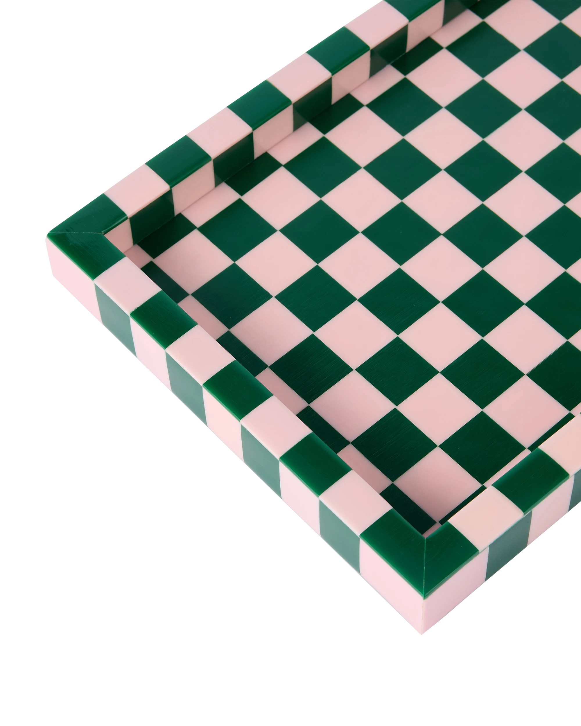 4 Green and Pink Decor Tray, 4 of 6