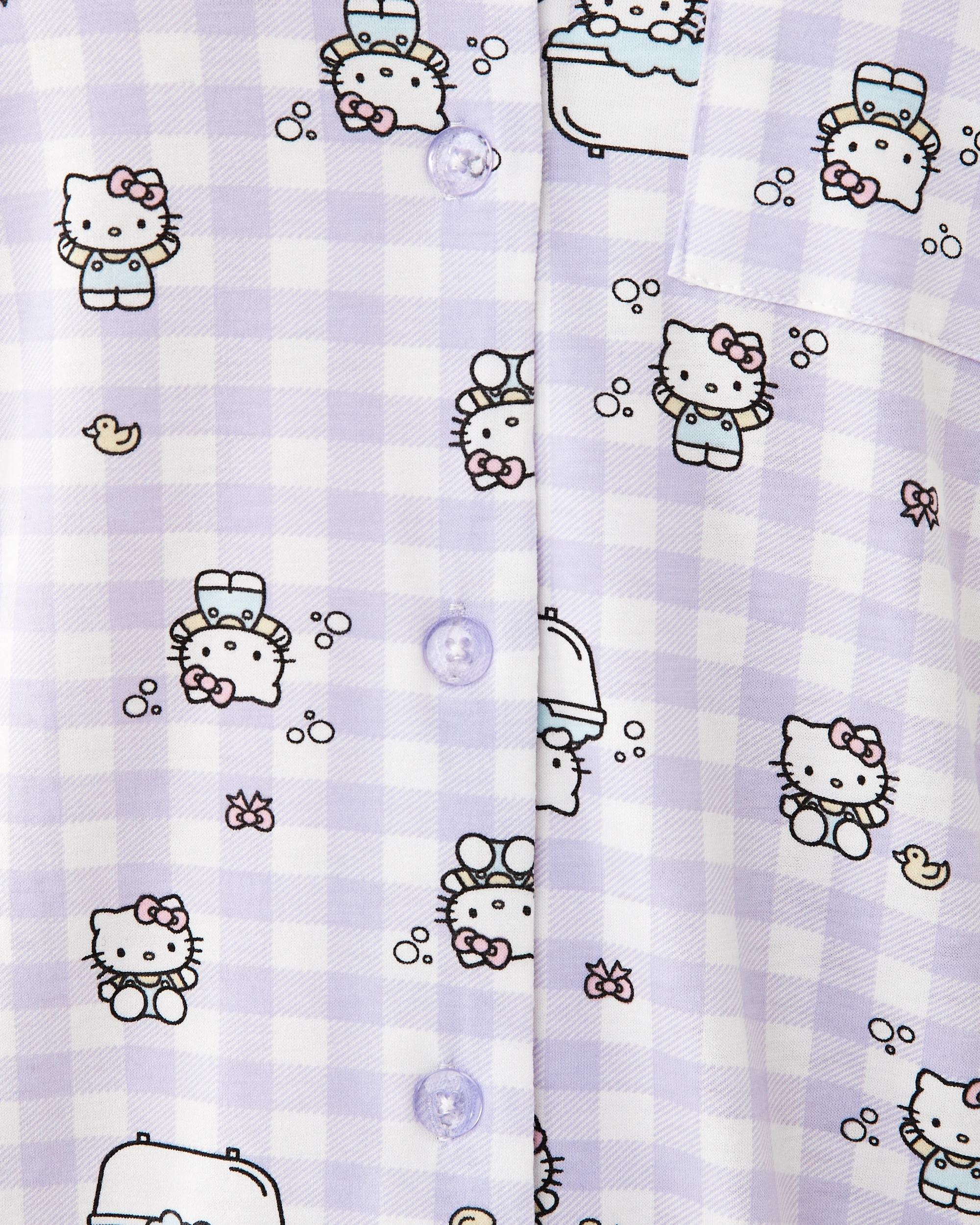 6 Hello Kitty License Button Down Pyjama Set H Kitty, 6 of 8