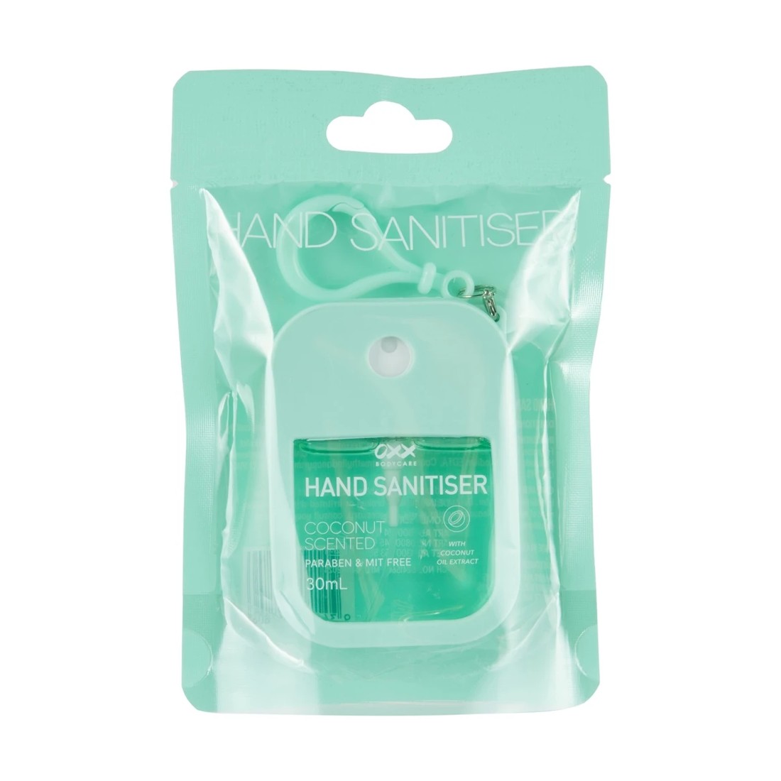 1 OXX Bodycare Hand Sanitiser 30ml - Coconut Scented, 1 of 8