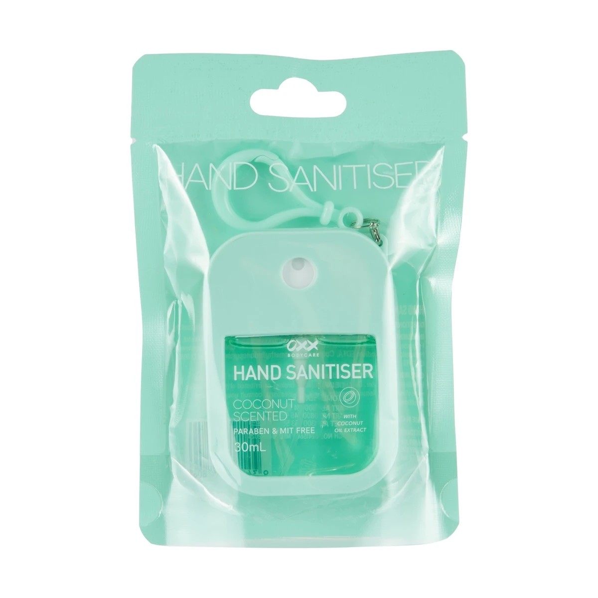 1 OXX Bodycare Hand Sanitiser 30ml - Coconut Scented, 1 of 8