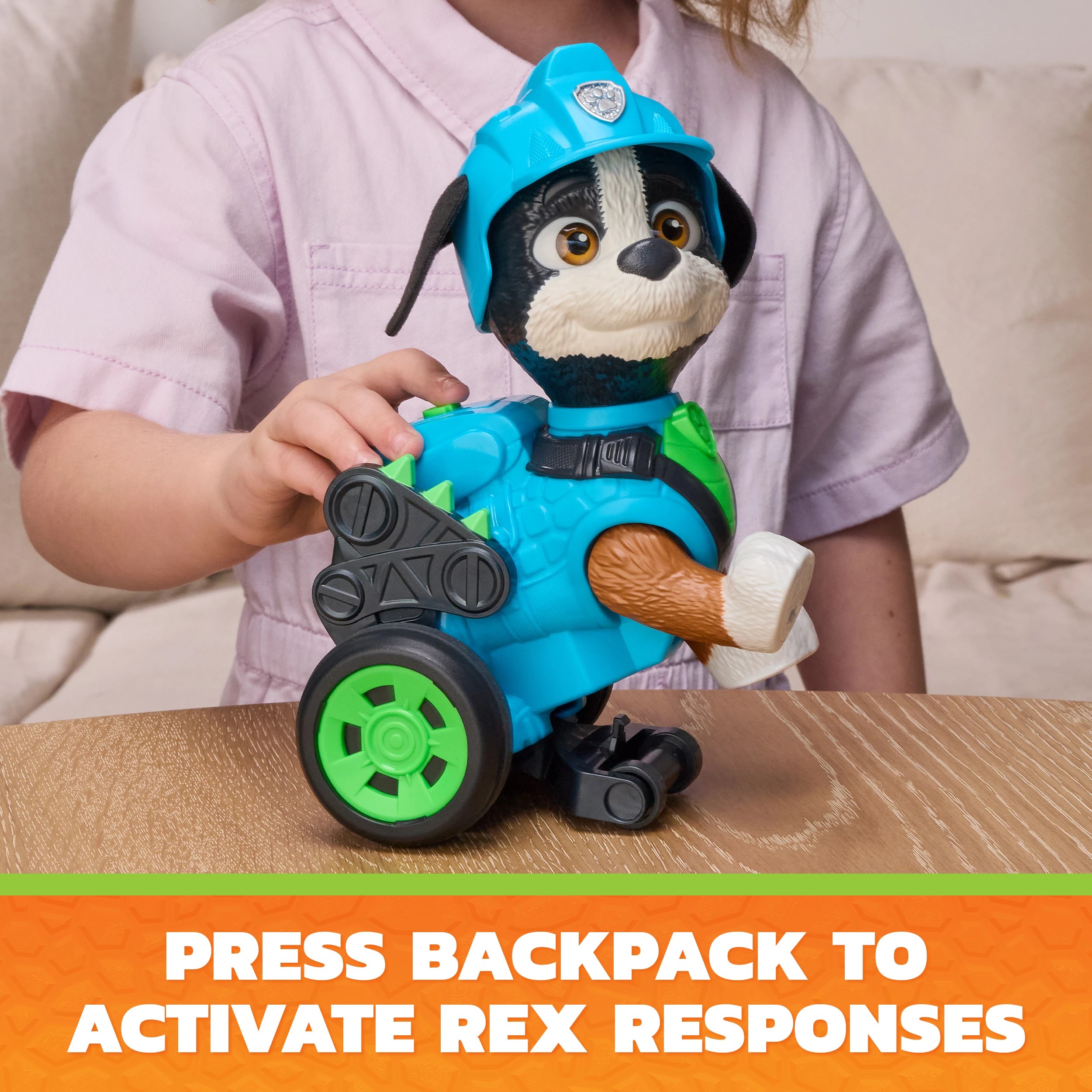 5 PAW Patrol: The Dino Movie Rippin Rescue Rex Action Figure, 5 of 8
