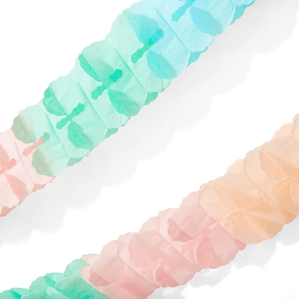 3 2 Piece Pastel Honeycomb Garlands, 3 of 7