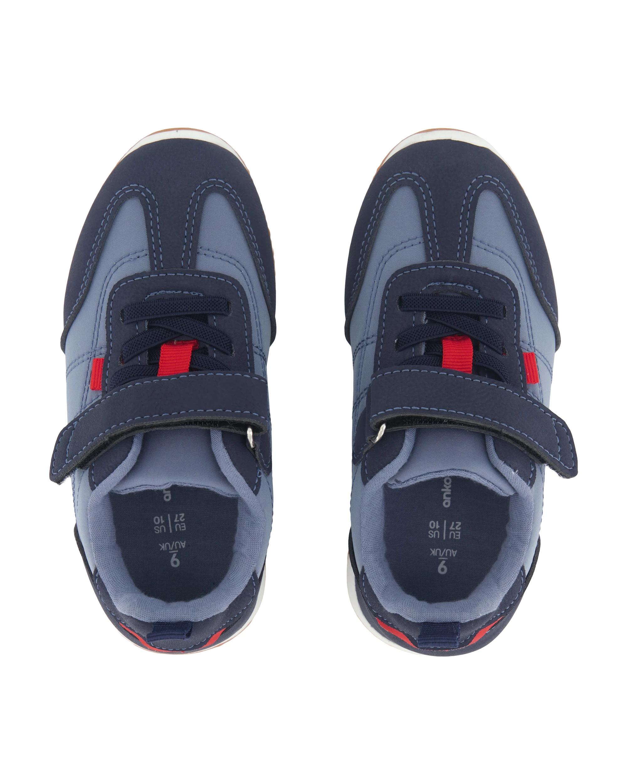 2 Junior Nylon Casual Sneakers Navy, 2 of 5