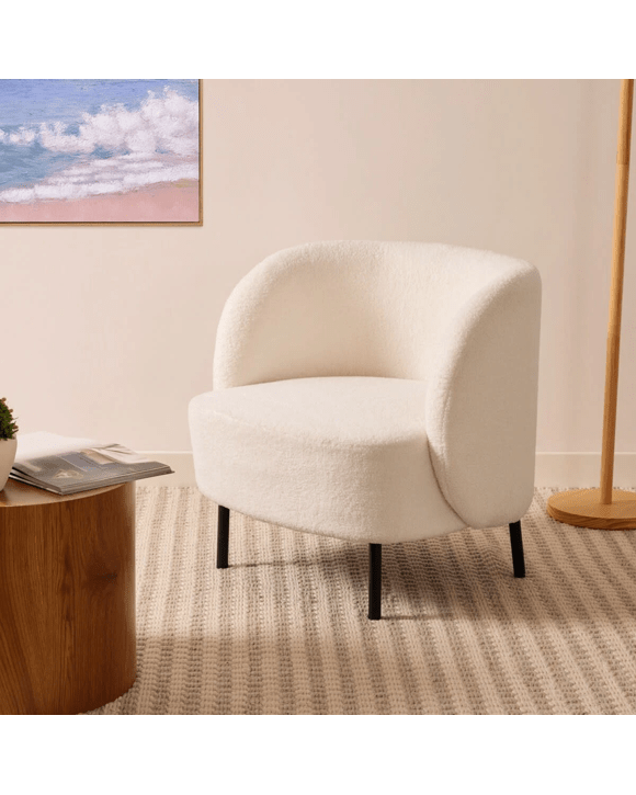 Abbey Boucle Lounge Chair
