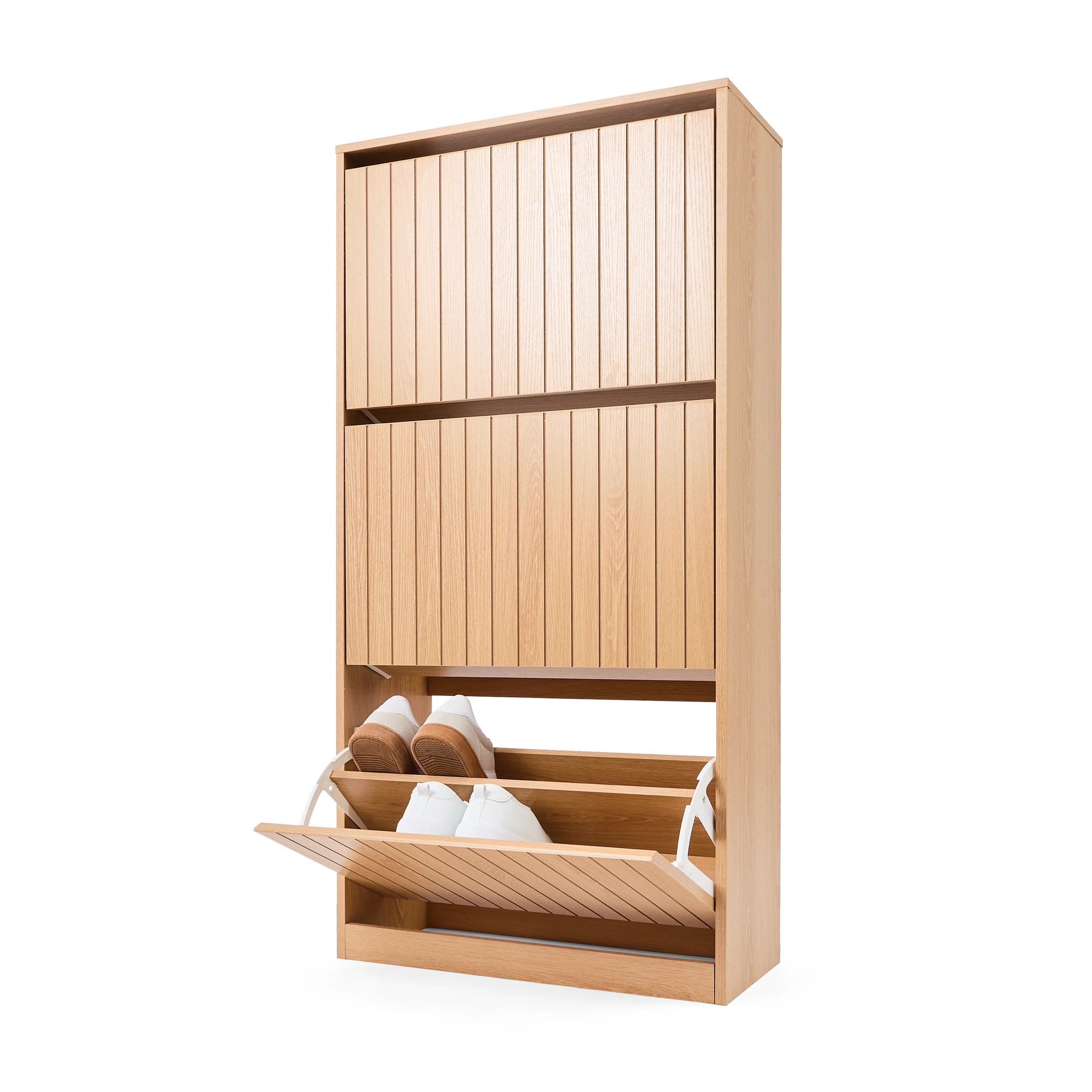 1 Leon 3 Tier Shoe Cabinet, 1 of 9