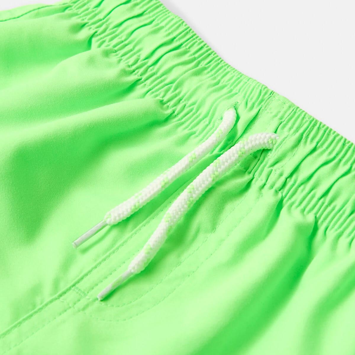 9 Plain Boardshorts Fluo Green, 9 of 9