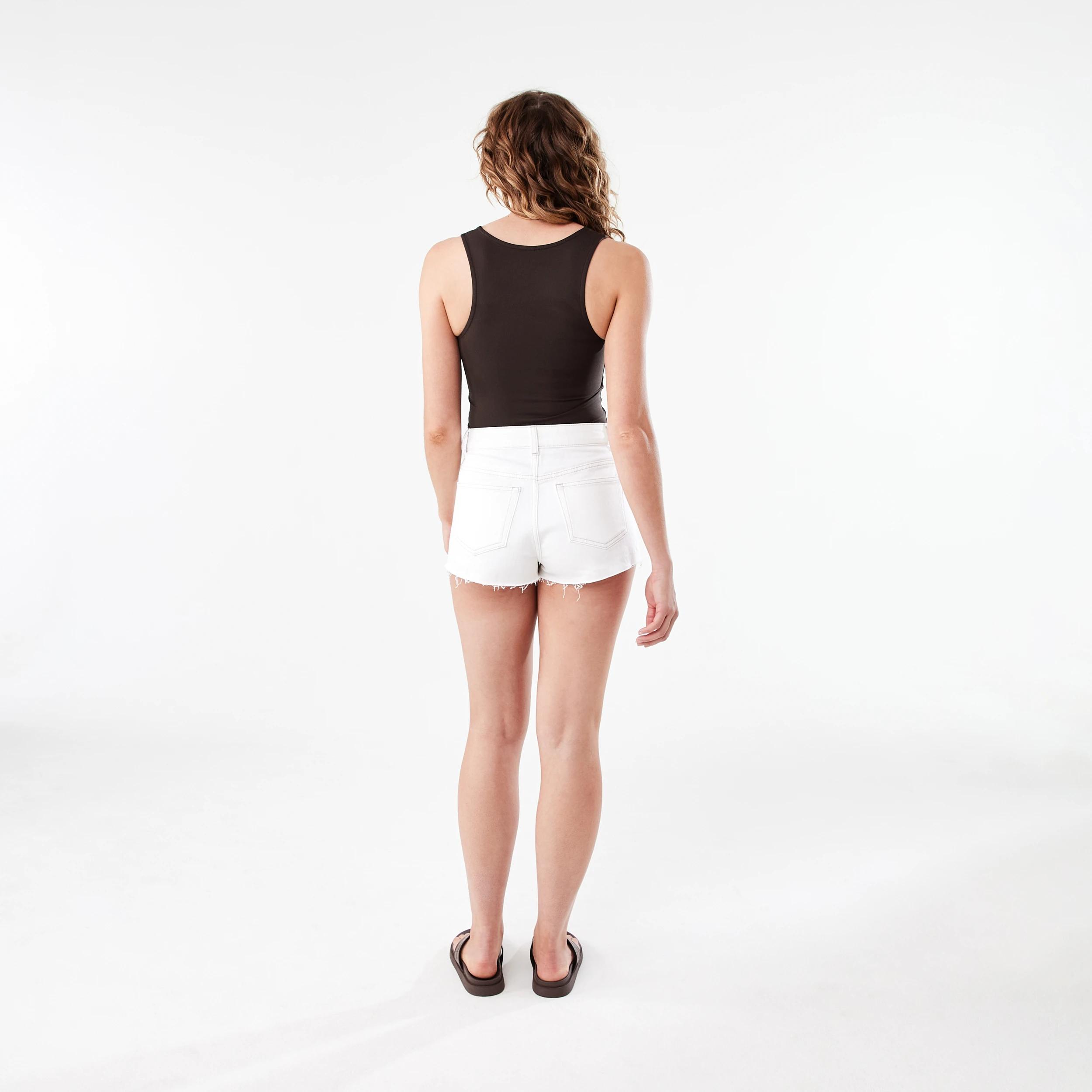 4 Denim Shorts White, 4 of 8